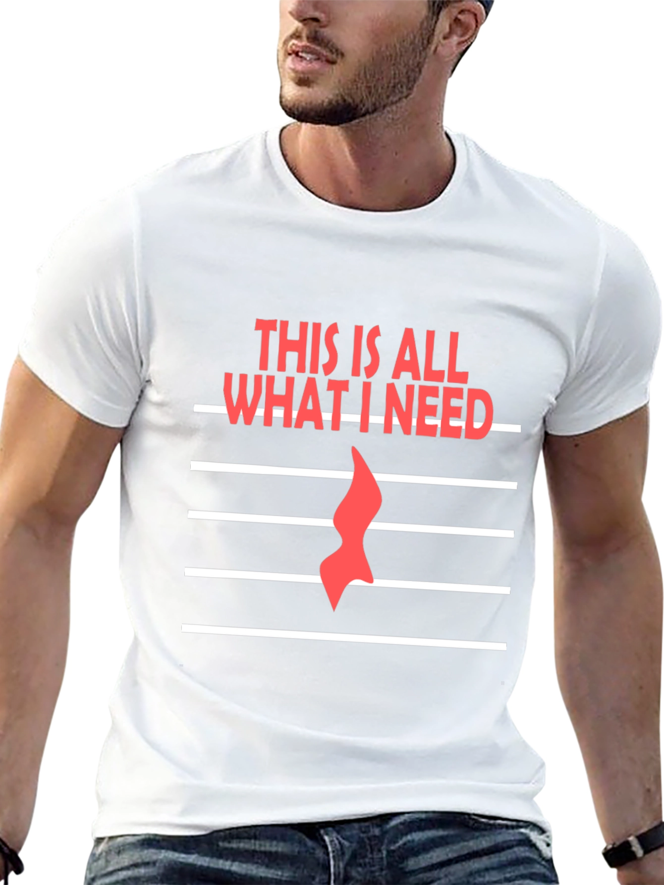 Music is All I Need Graphic T-Shirt