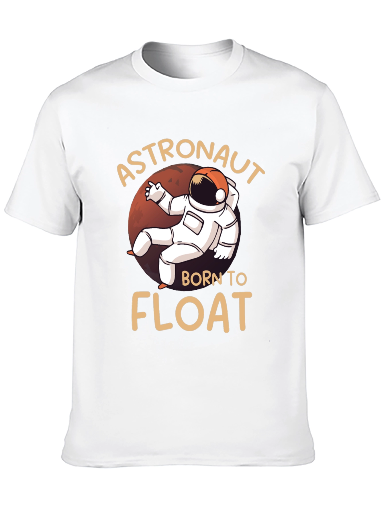 Astronaut Born To Float Graphic T-Shirt