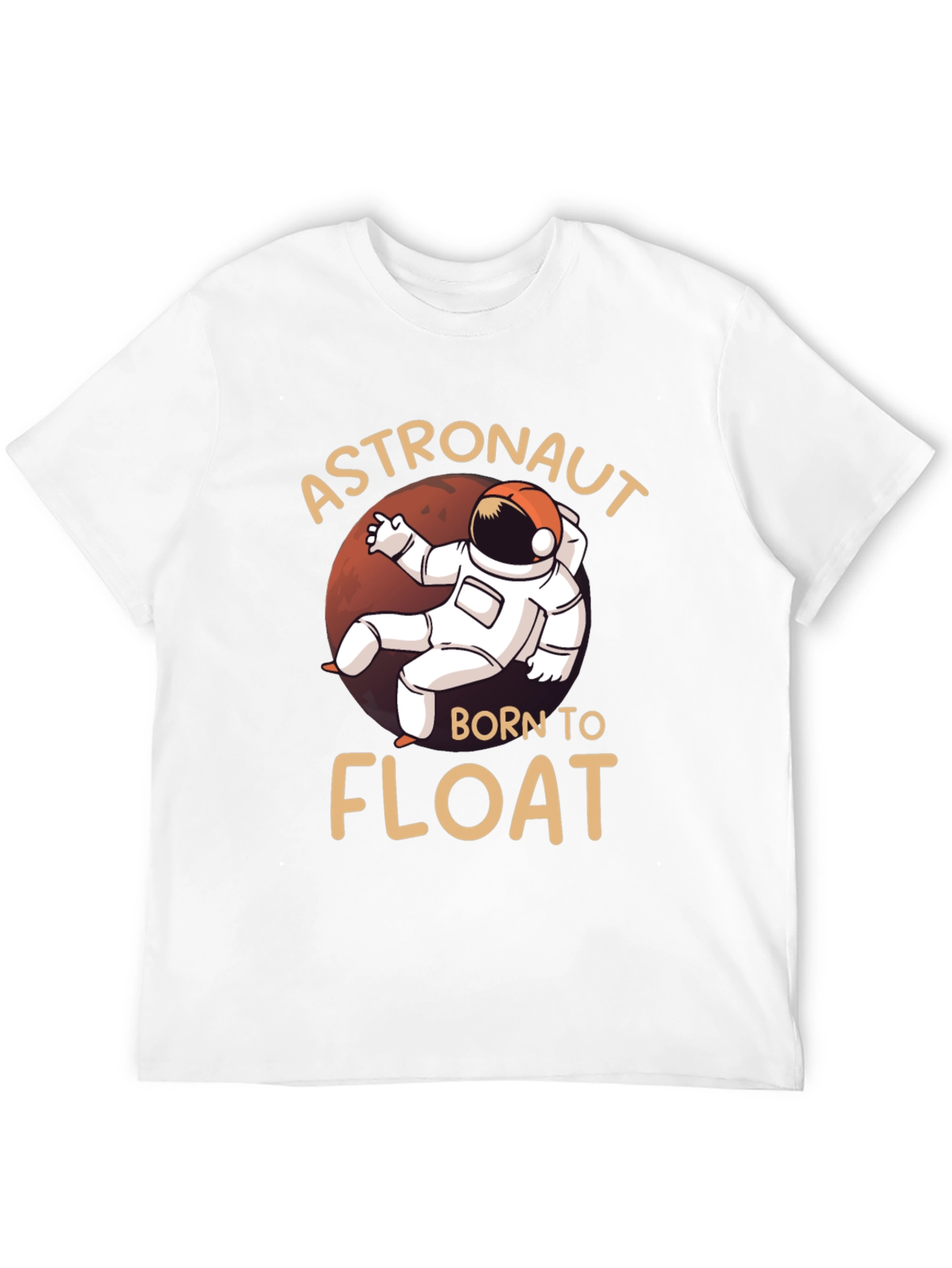 Astronaut Born To Float Graphic T-Shirt