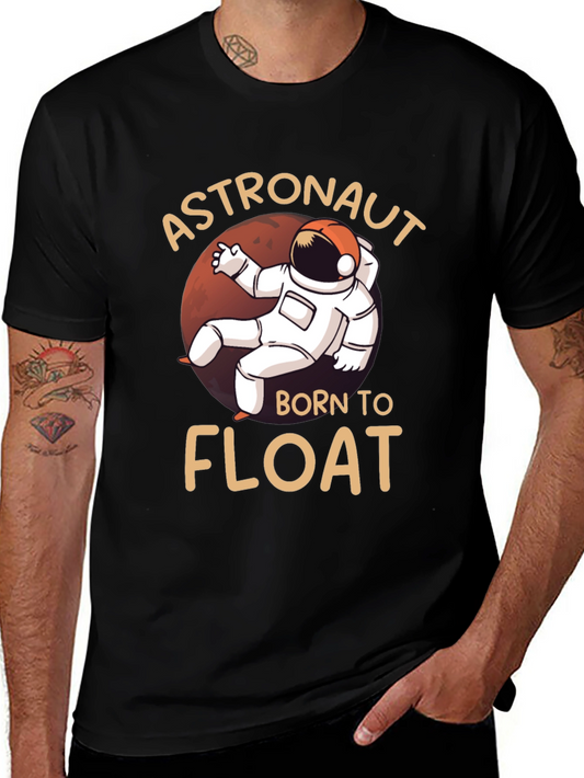 Astronaut Born To Float Graphic T-Shirt