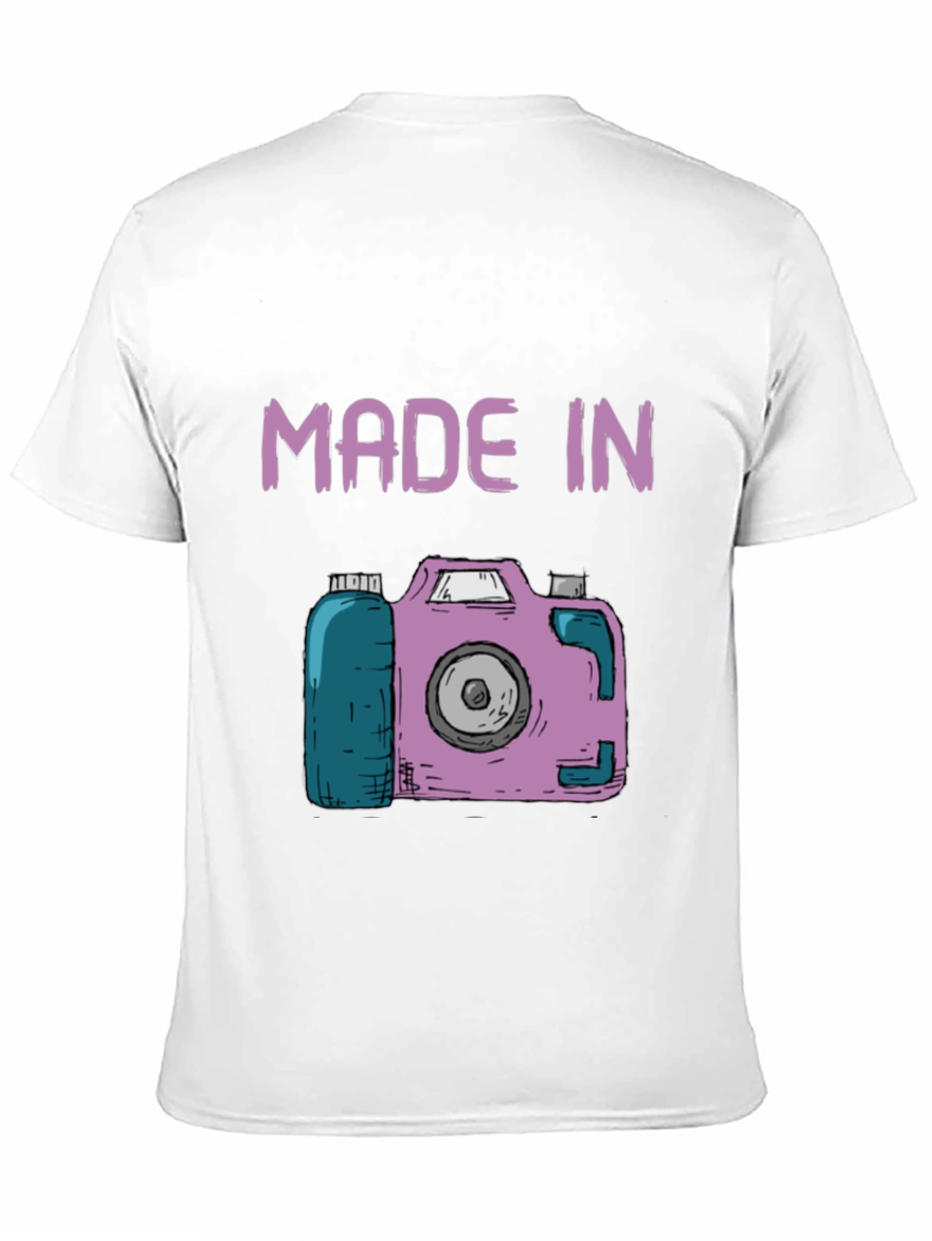 Made In Camera T-Shirt - Fun Novelty Tee
