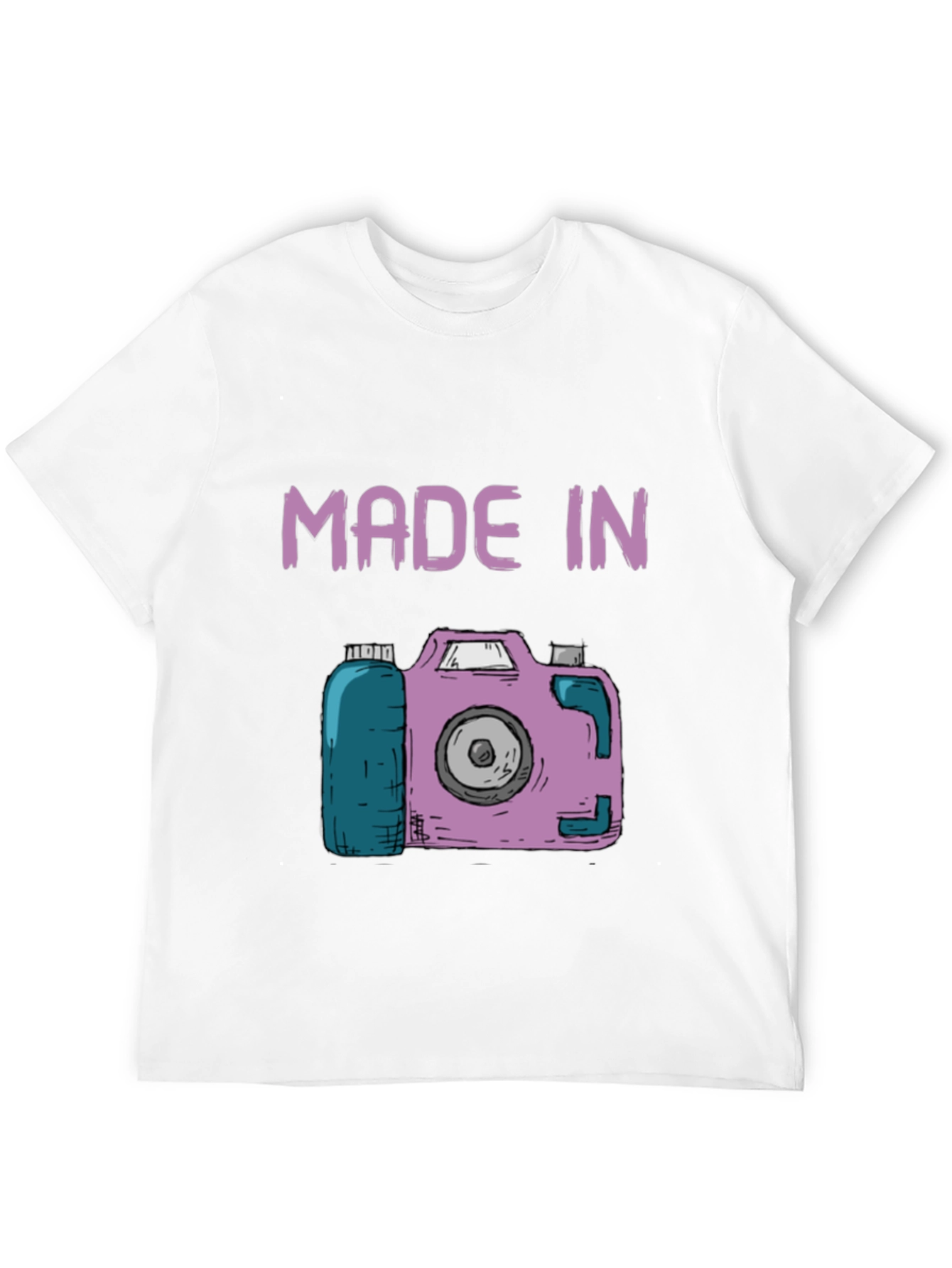 Made In Camera T-Shirt - Fun Novelty Tee