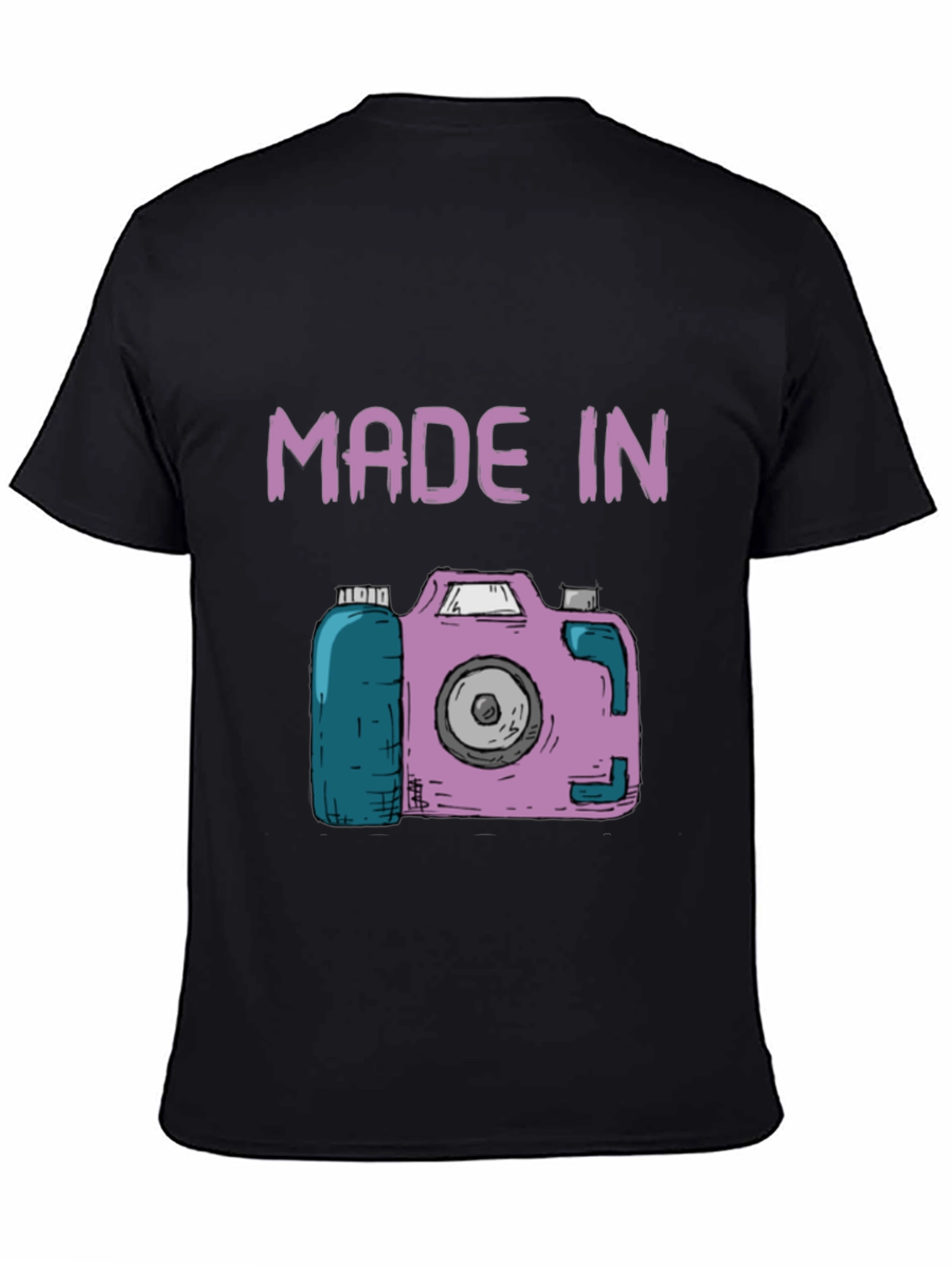 Made In Camera T-Shirt - Fun Novelty Tee