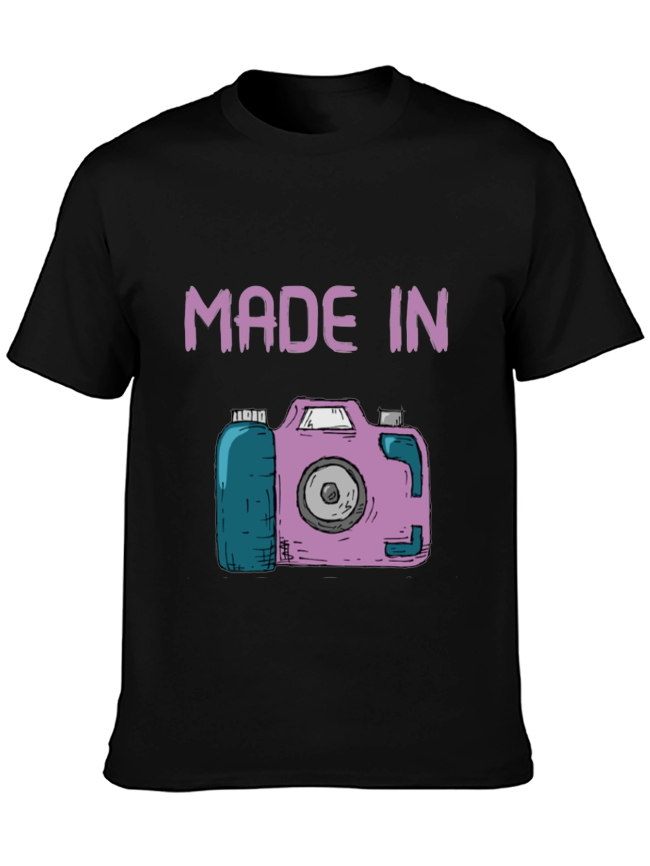 Made In Camera T-Shirt - Fun Novelty Tee
