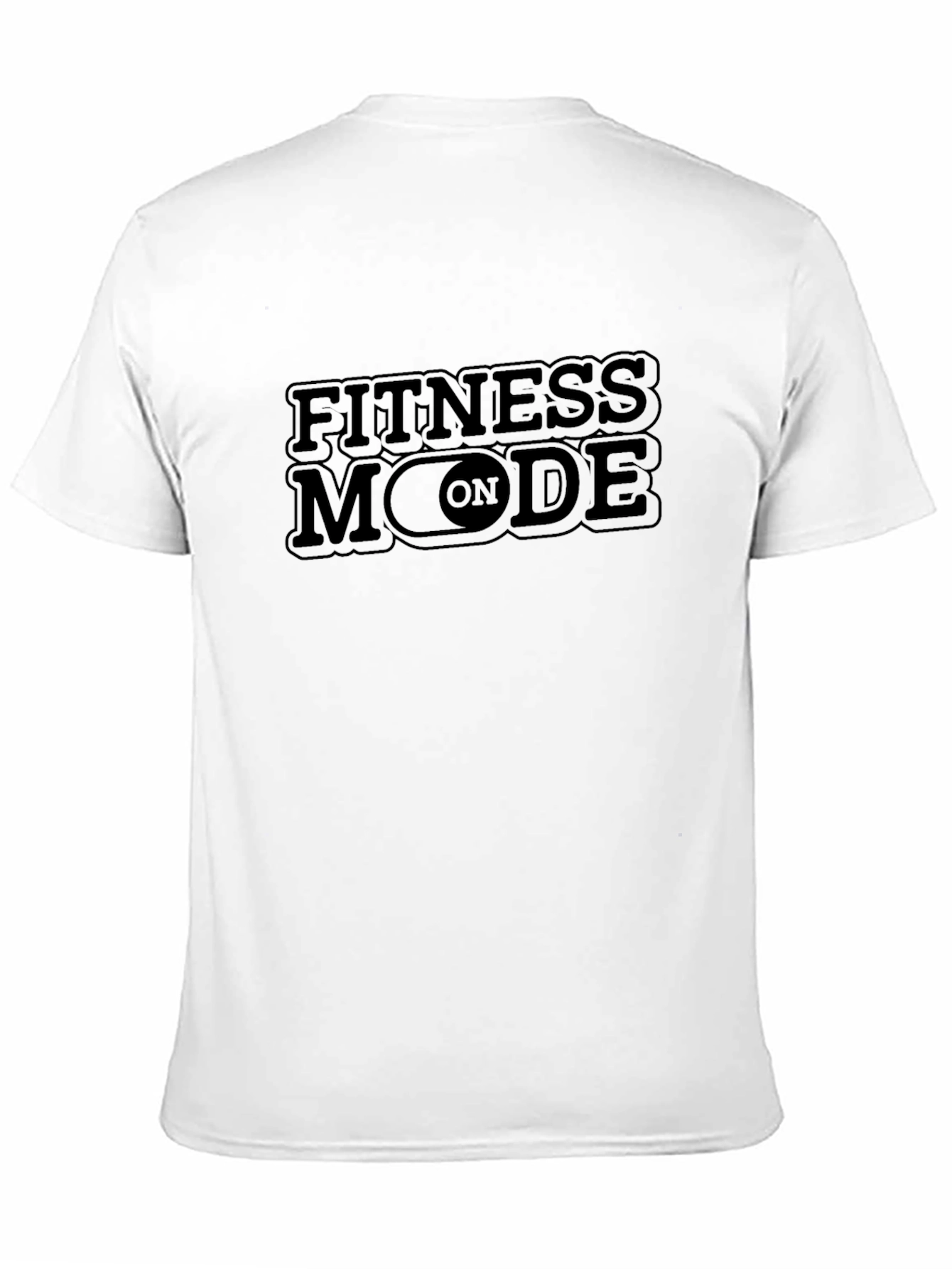 Fitness Mode On Black Graphic Tee