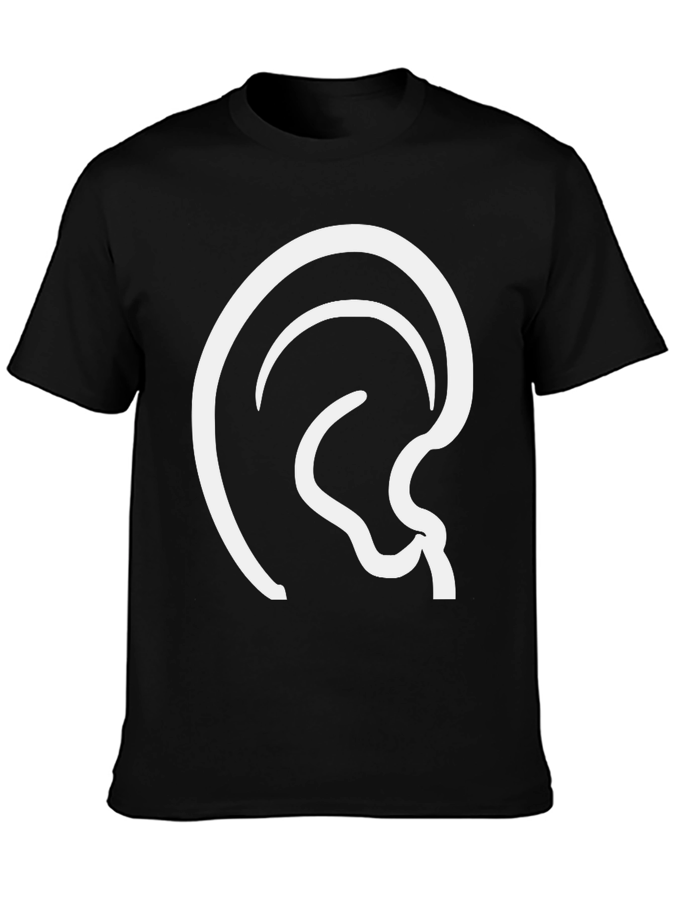 Abstract Silhouette Black T-Shirt