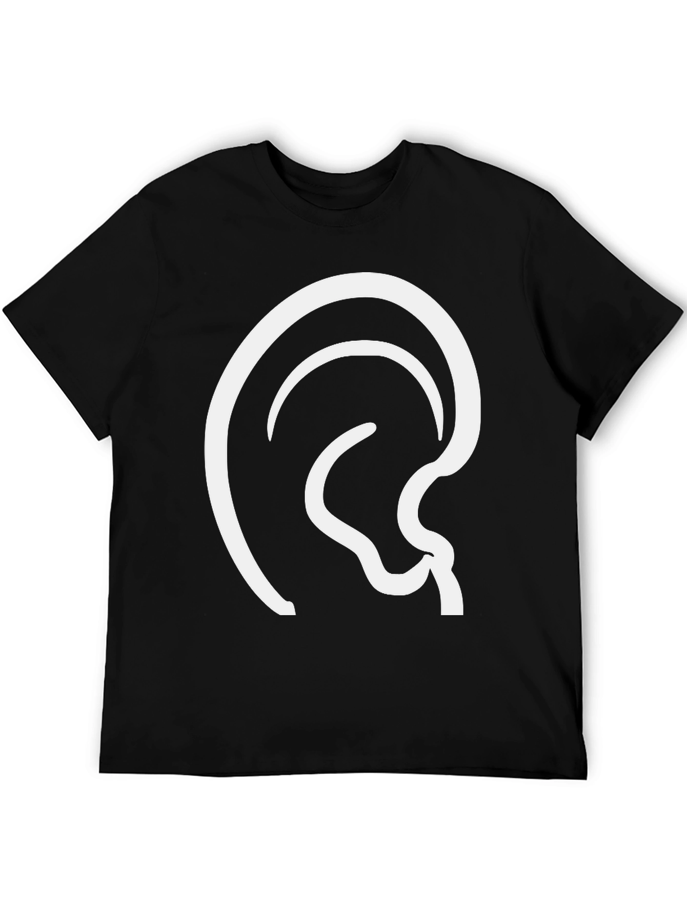 Abstract Silhouette Black T-Shirt