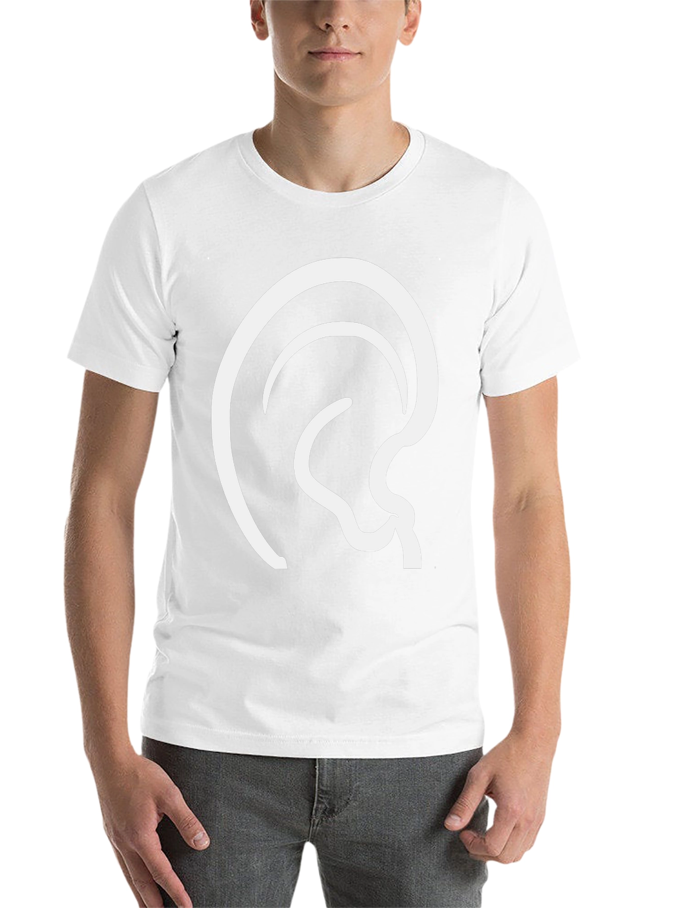 Abstract Silhouette Black T-Shirt