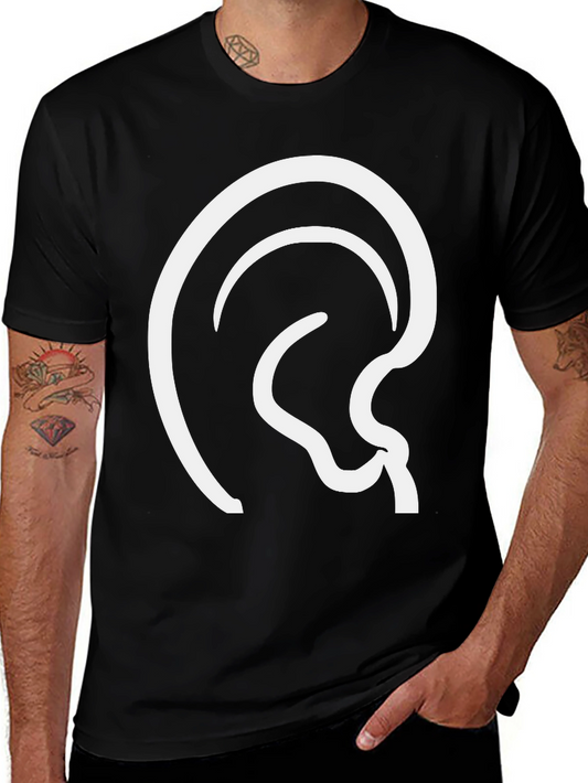Abstract Silhouette Black T-Shirt