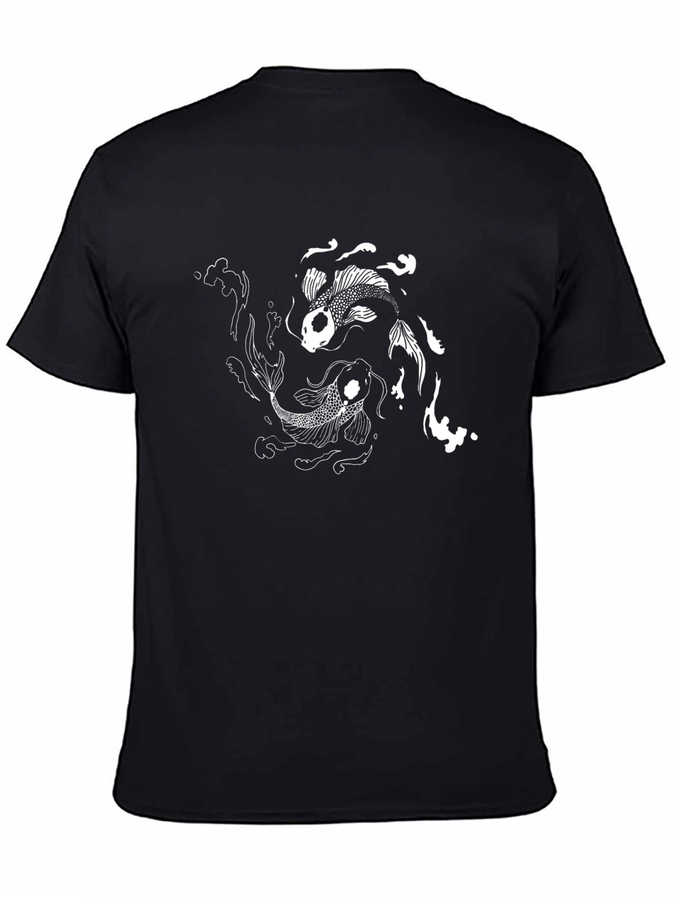 Yin Yang Koi Fish Graphic T-Shirt
