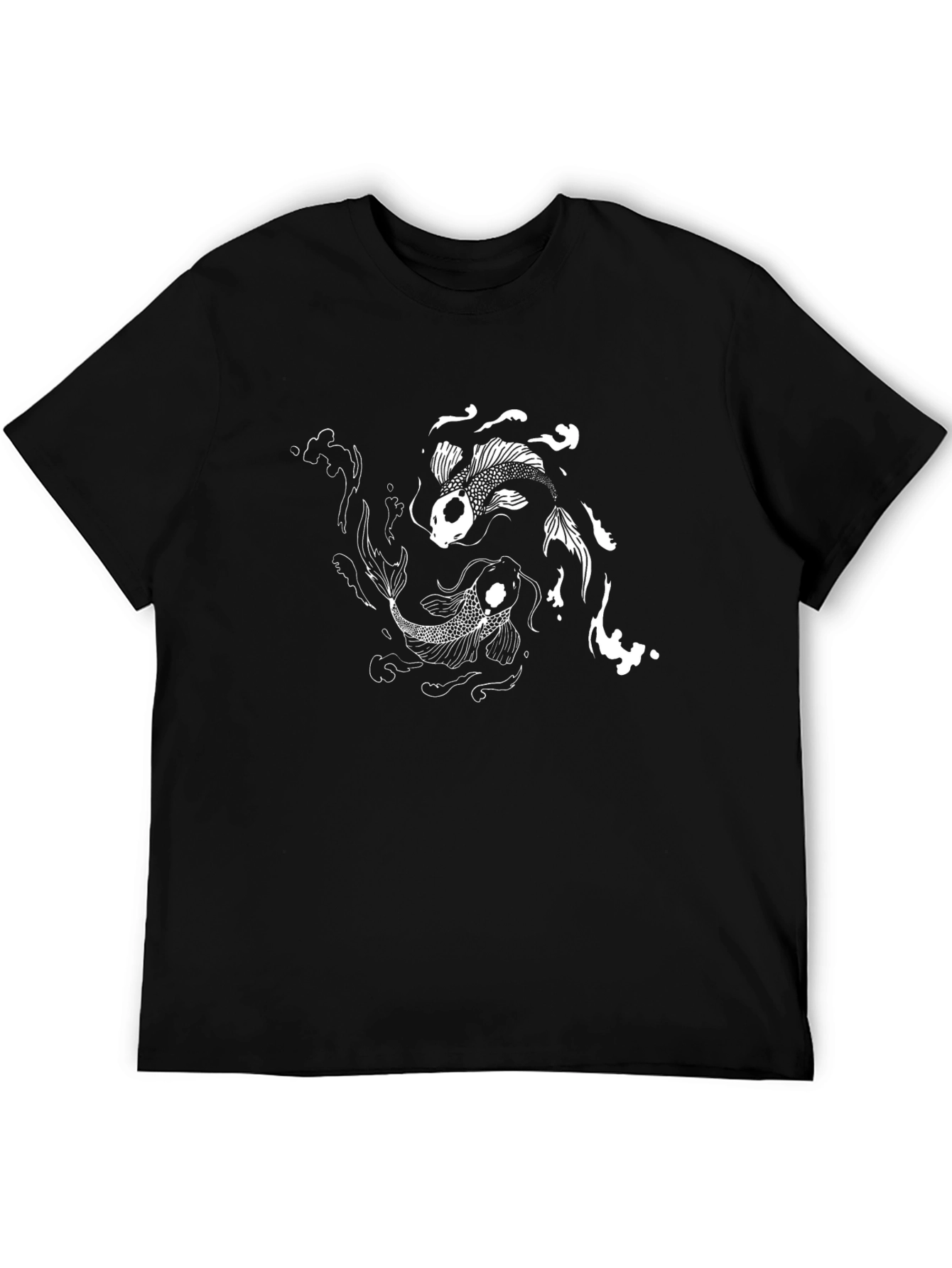Yin Yang Koi Fish Graphic T-Shirt