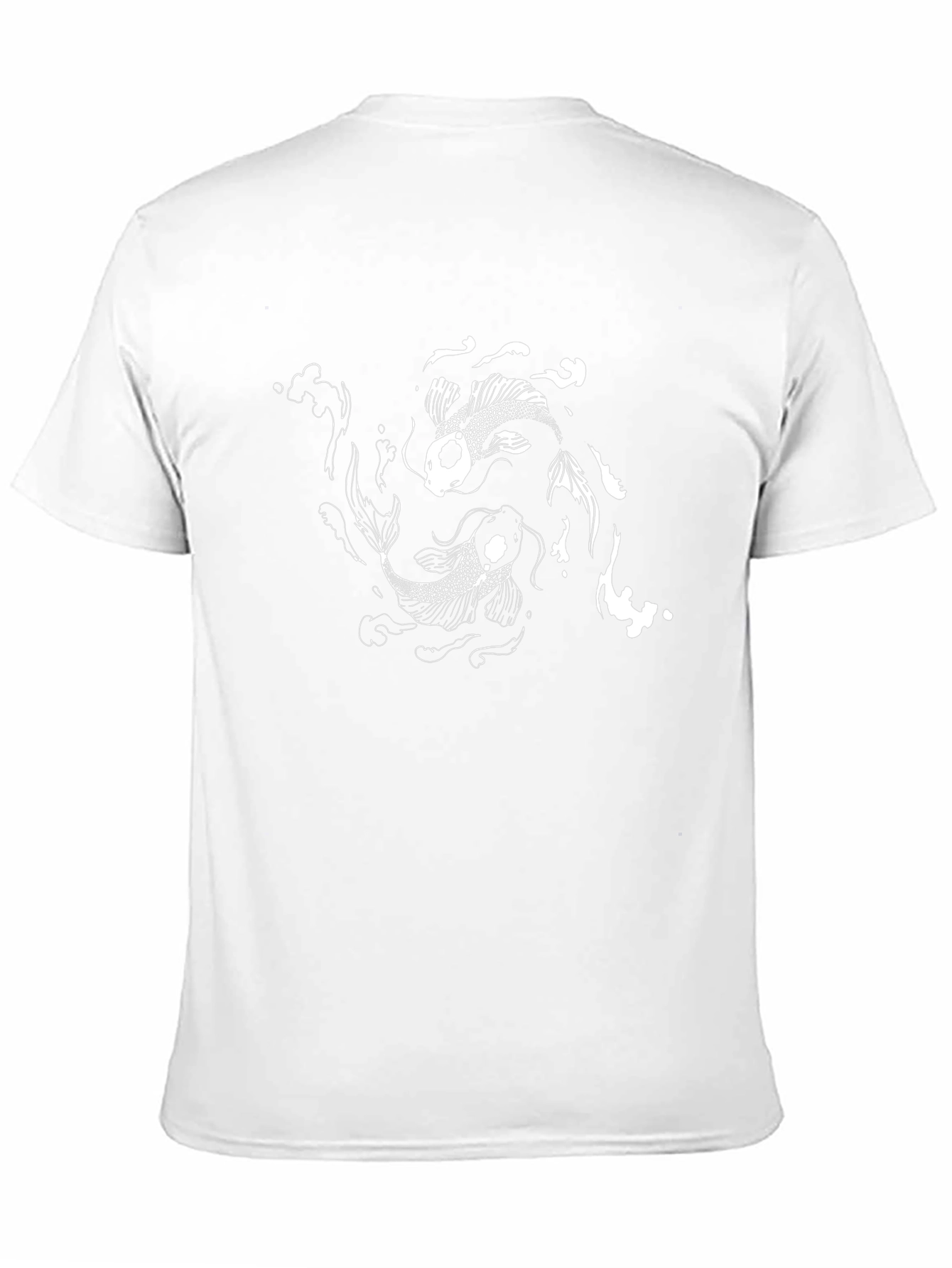 Yin Yang Koi Fish Graphic T-Shirt
