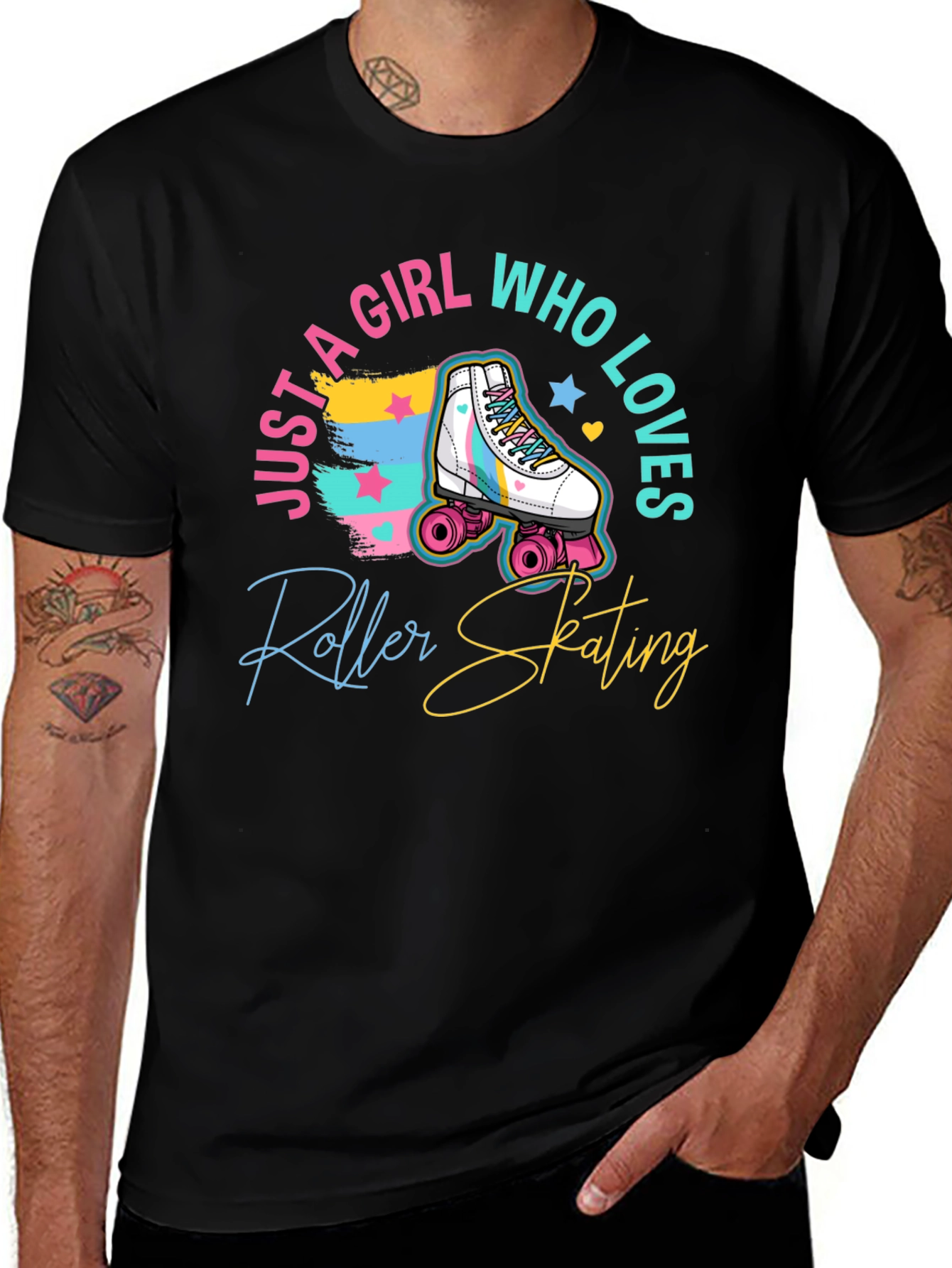Roller Skating Girl T-Shirt