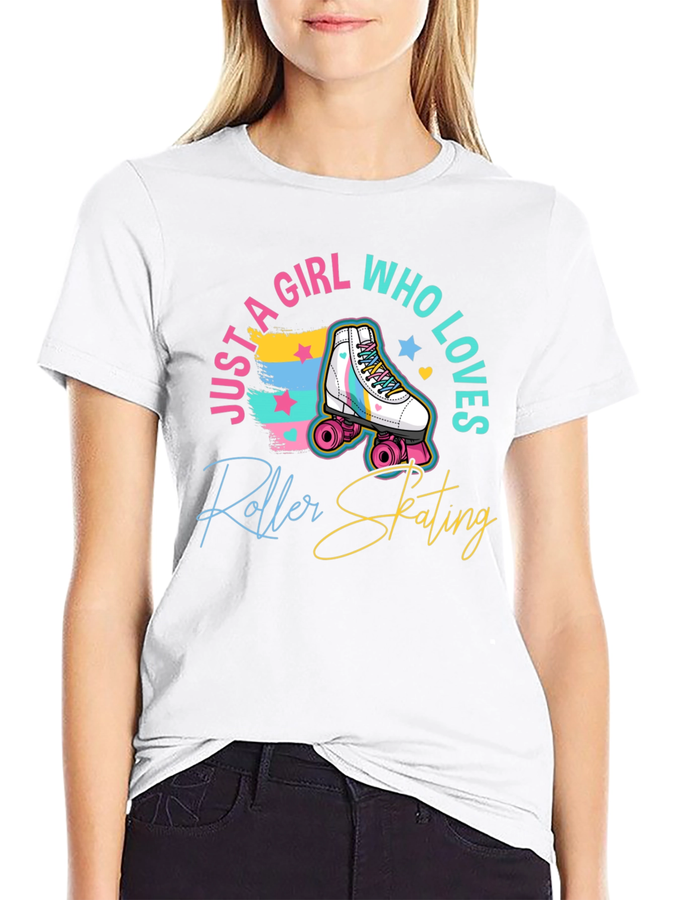 Roller Skating Girl T-Shirt