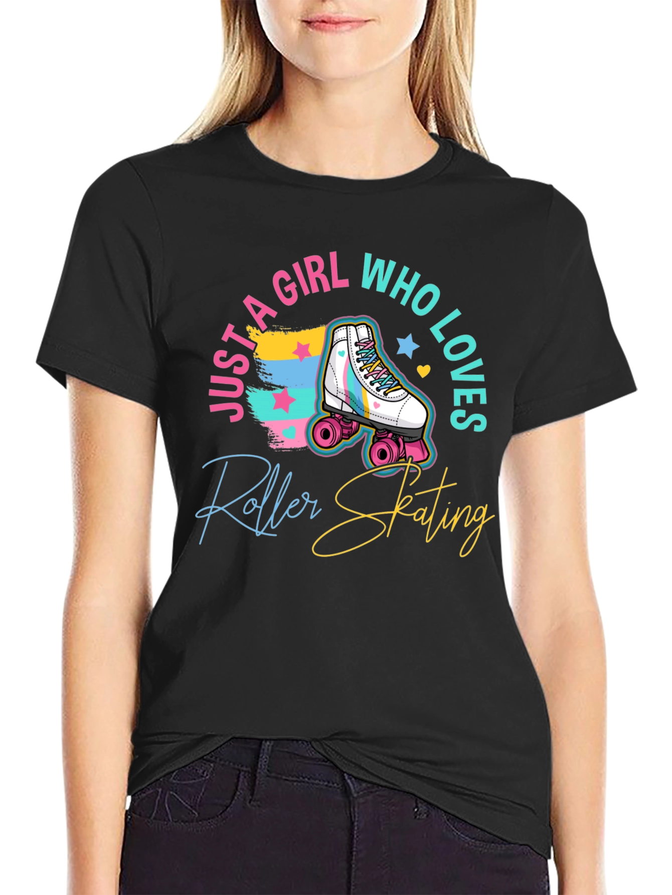 Roller Skating Girl T-Shirt