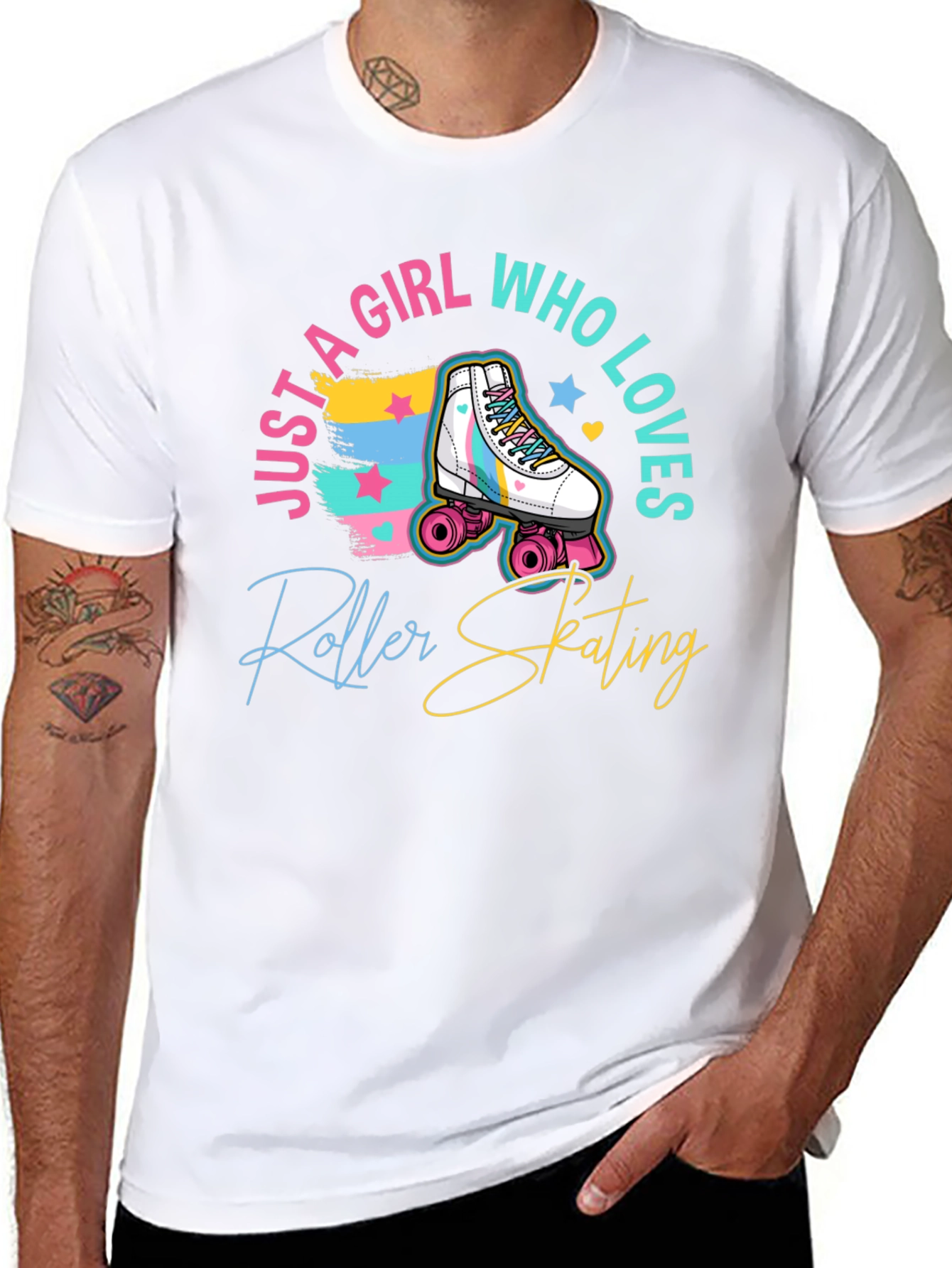 Roller Skating Girl T-Shirt