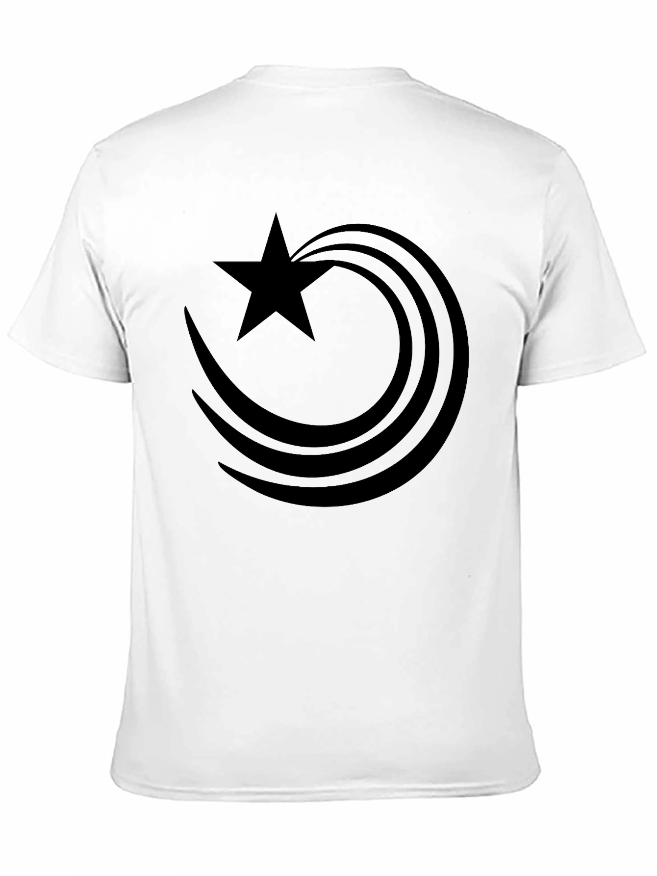 Star Comet Graphic Black T-Shirt