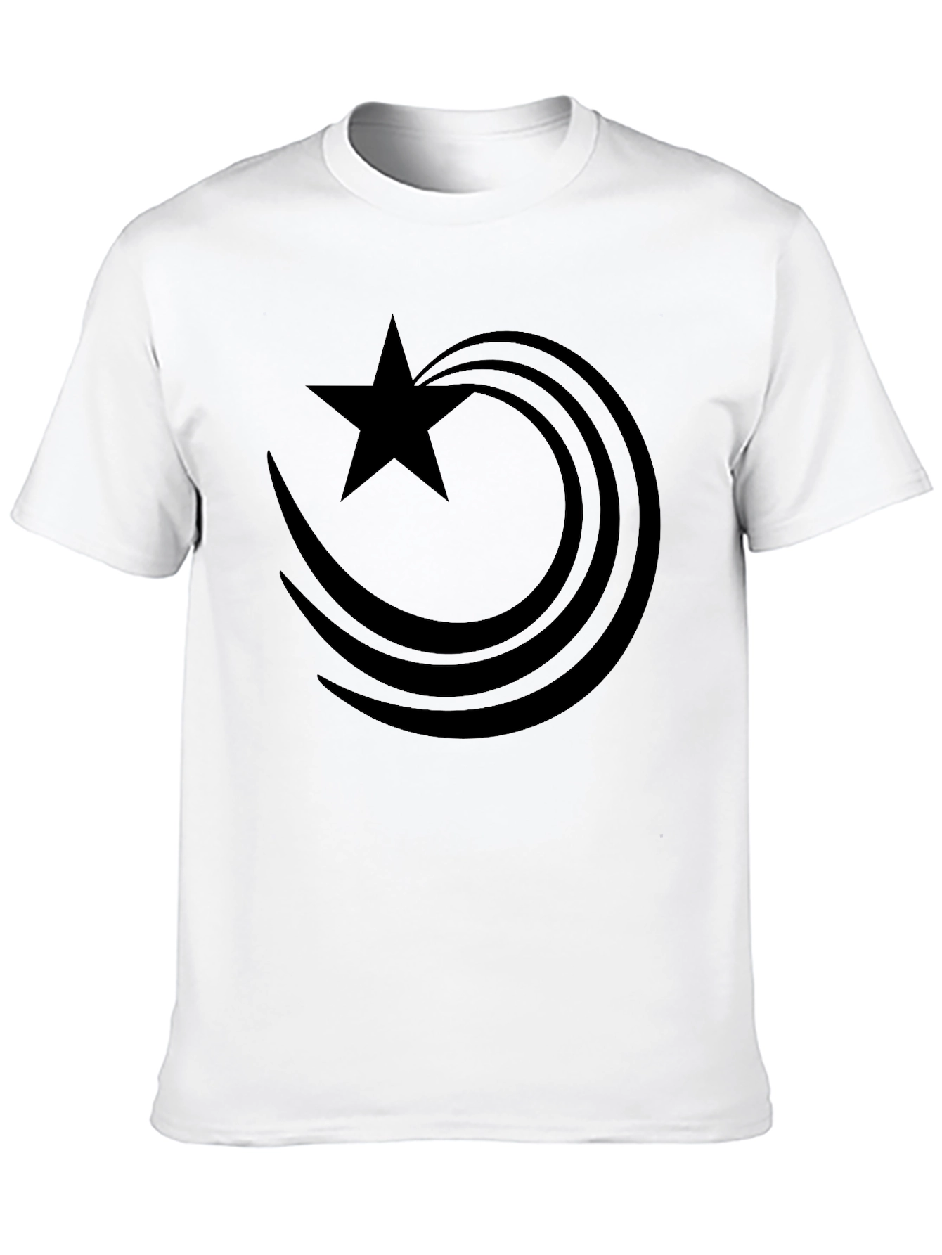 Star Comet Graphic Black T-Shirt