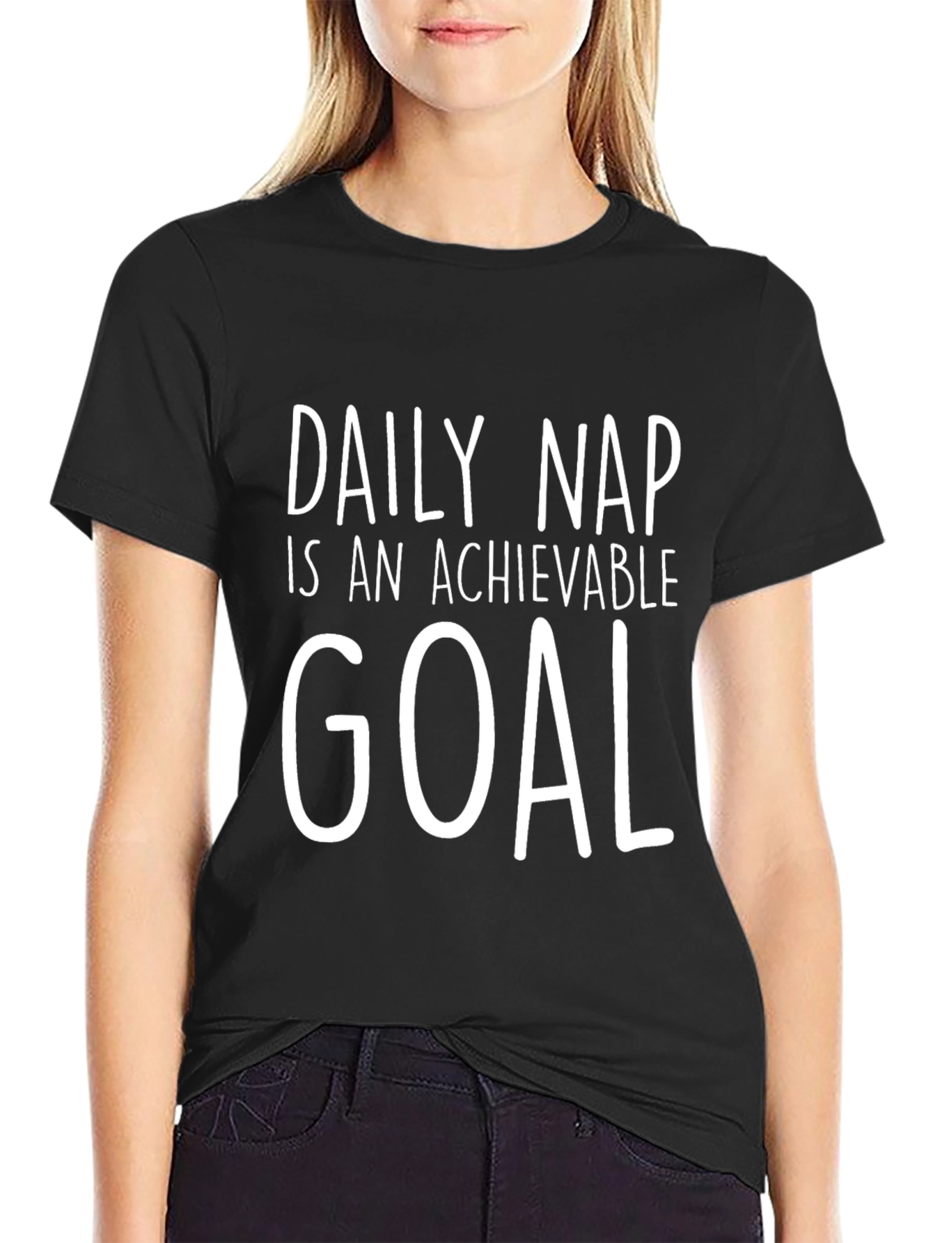 Daily Nap Achievable Goal Graphic T-Shirt
