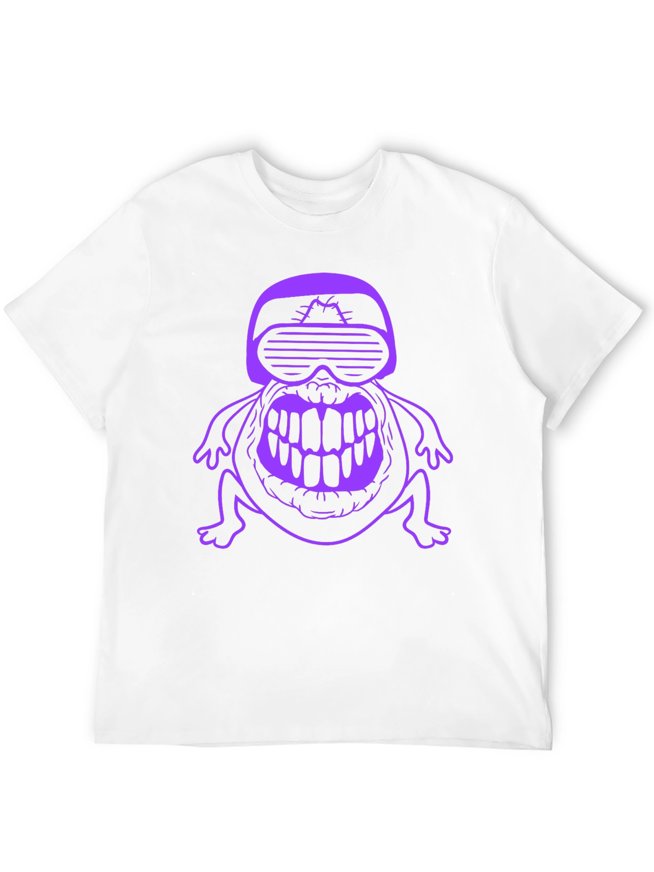 Cyber Frog Graphic Tee - Black