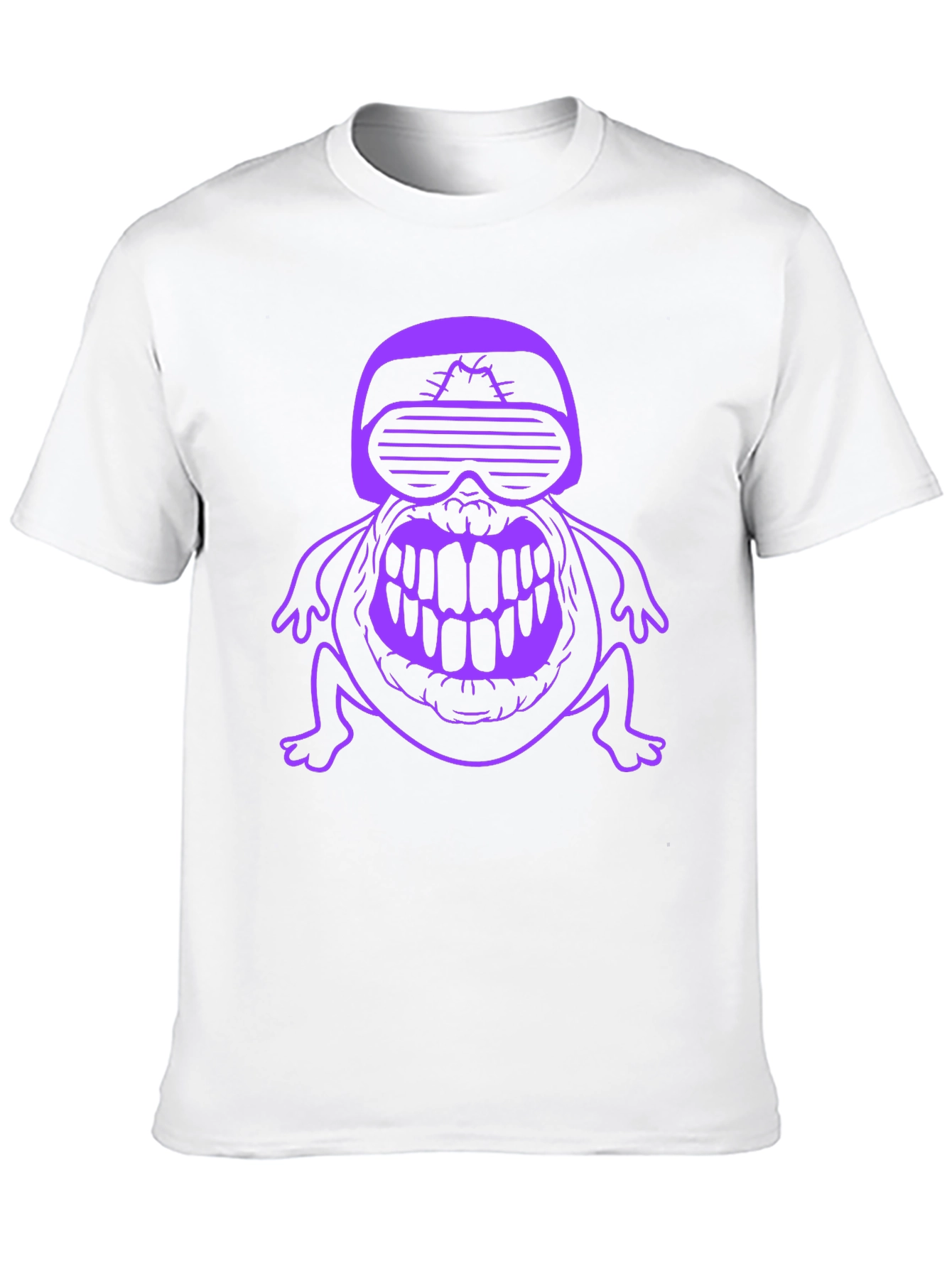 Cyber Frog Graphic Tee - Black