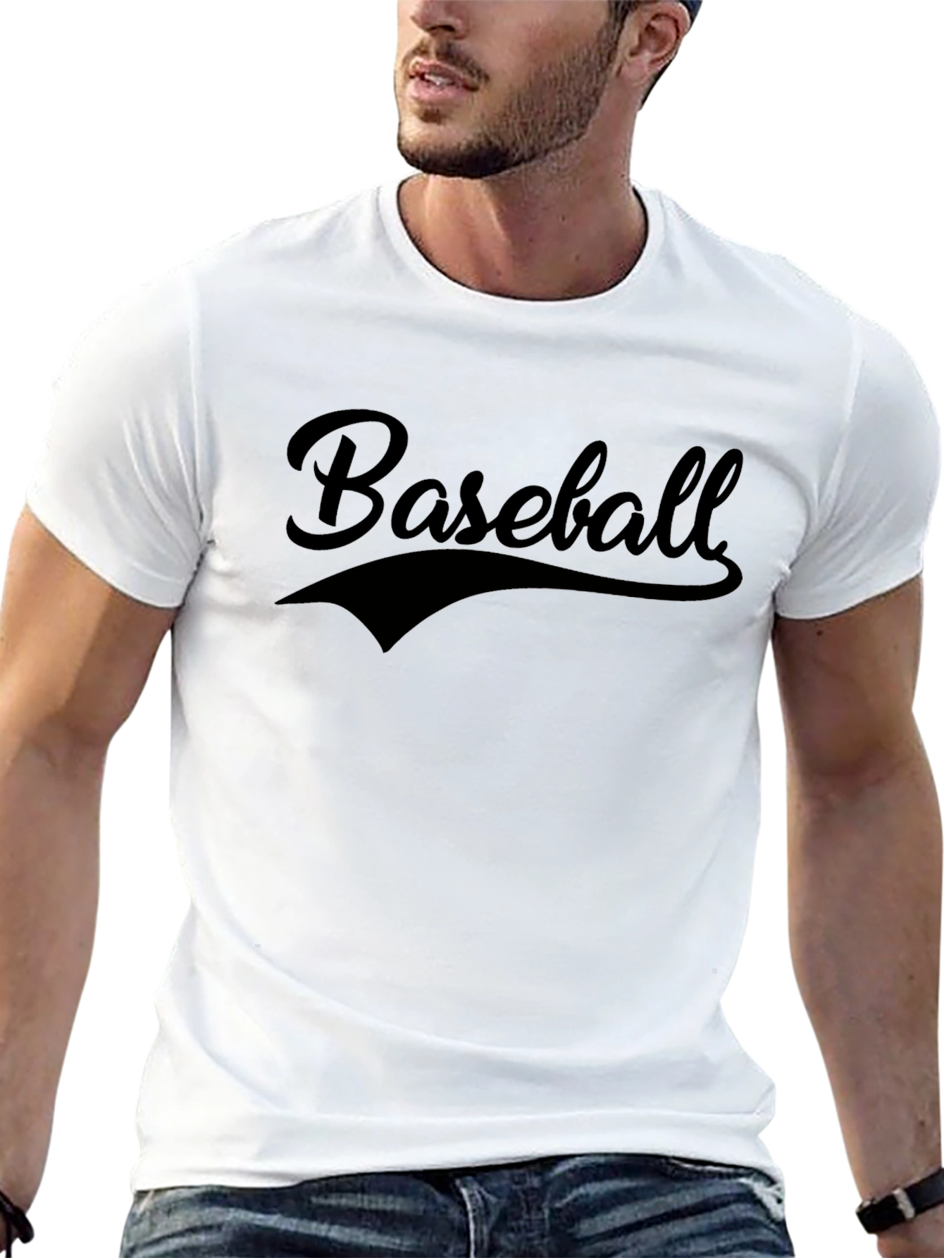 Baseball Graphic T-Shirt - Casual Style