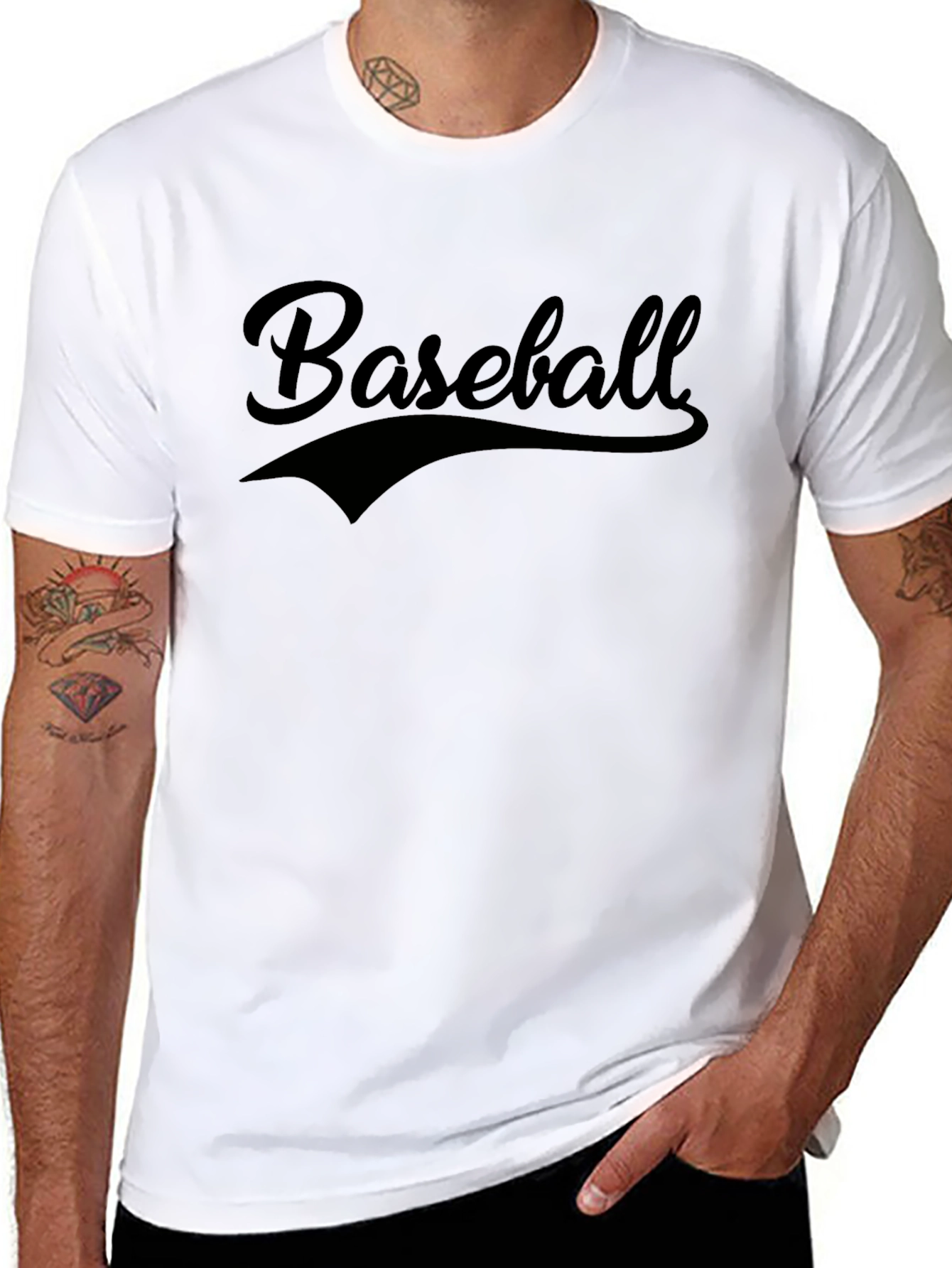Baseball Graphic T-Shirt - Casual Style