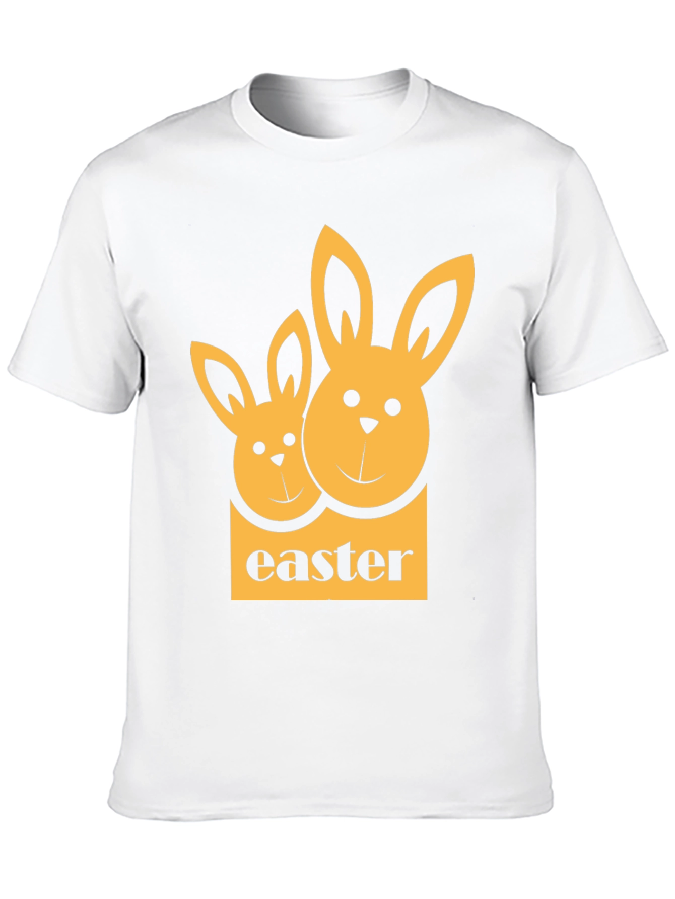 Easter Bunny Black T-Shirt