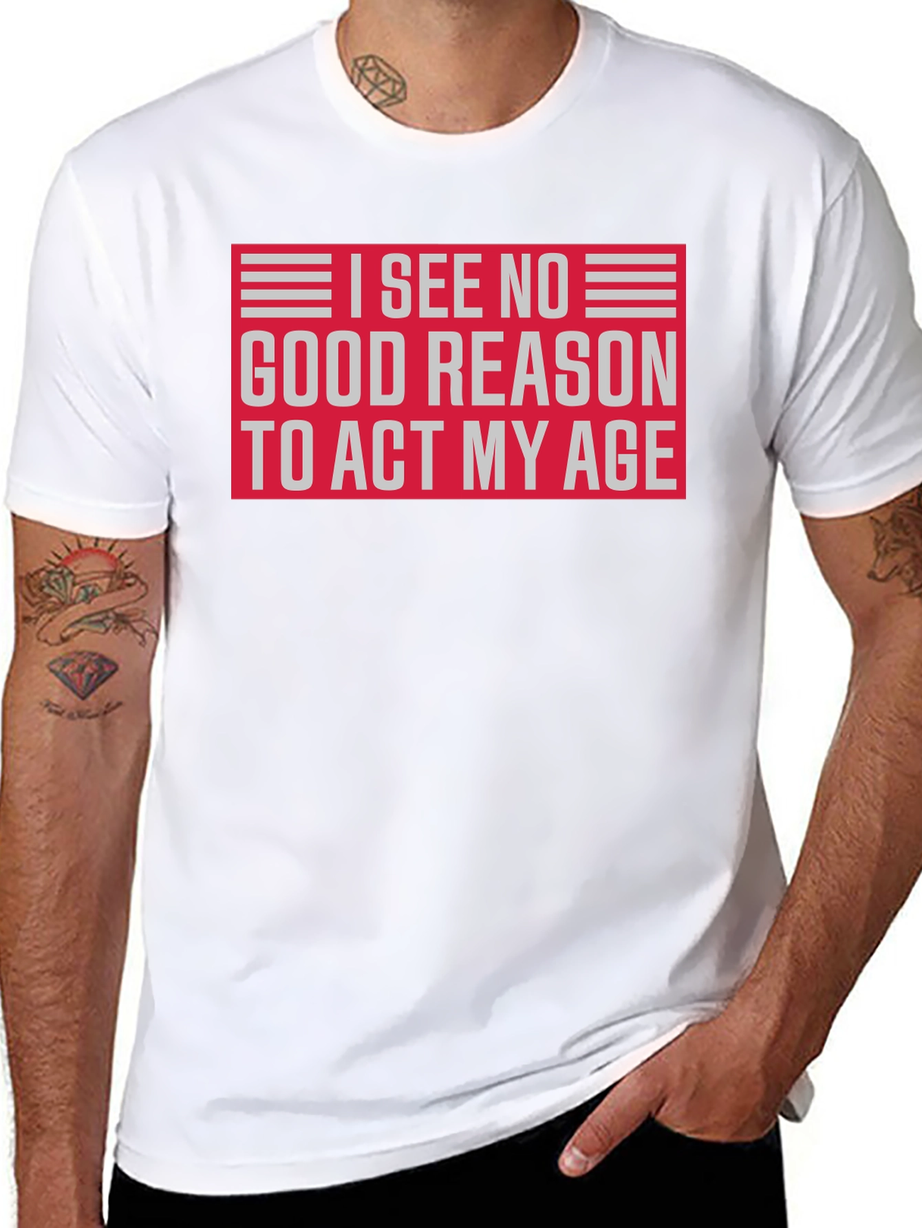 Funny I See No Good Reason Graphic T-Shirt