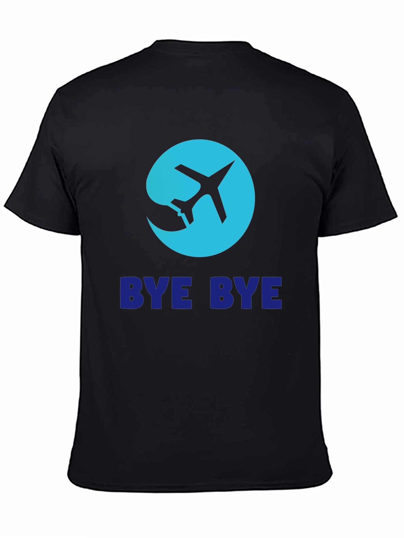 Bye Bye Airplane Graphic Tee - Black