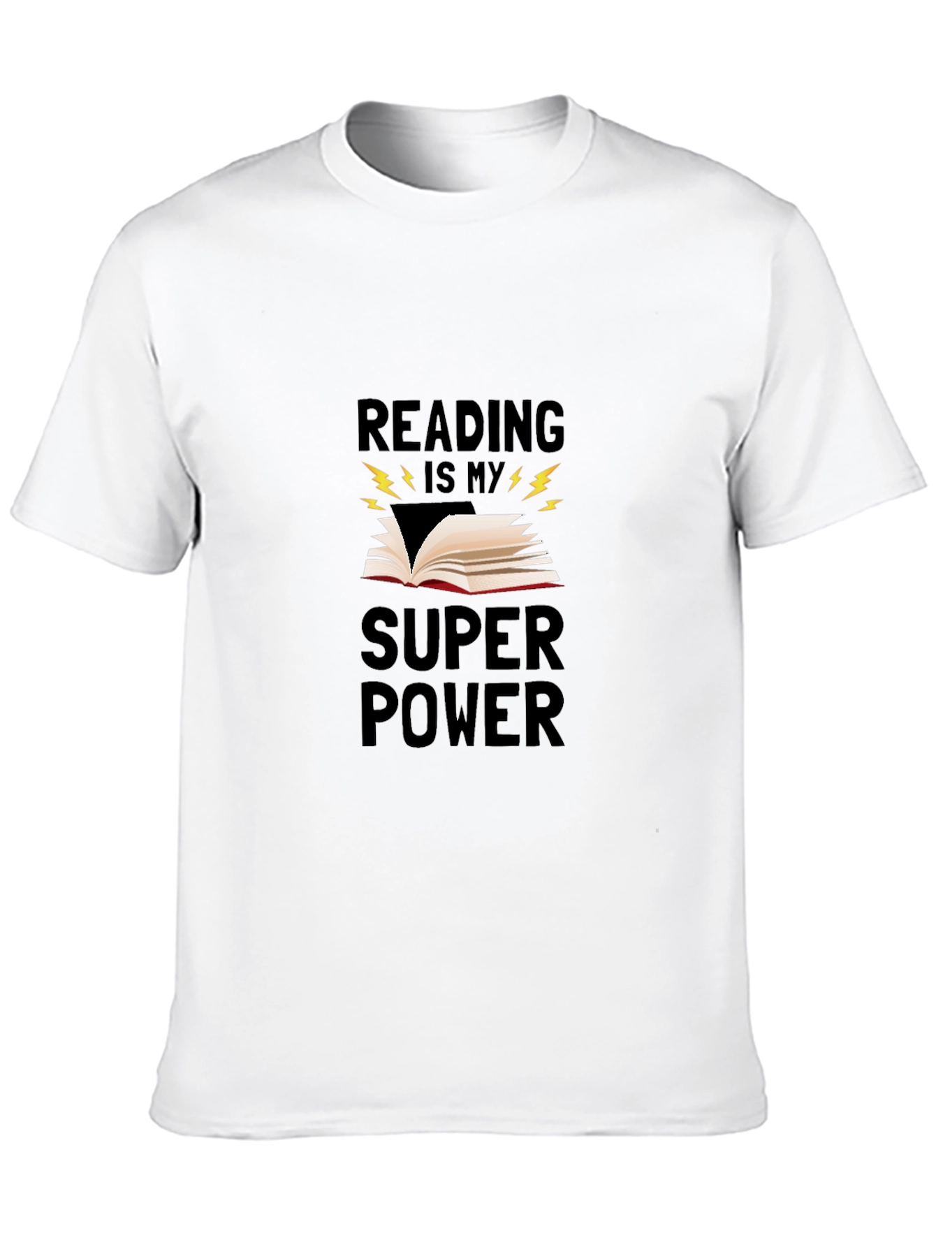 Reading is My Super Power Graphic T-Shirt