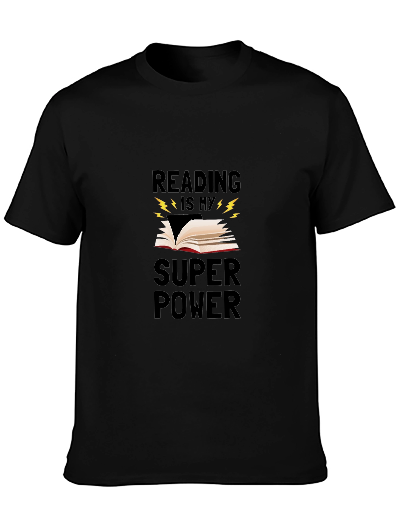 Reading is My Super Power Graphic T-Shirt