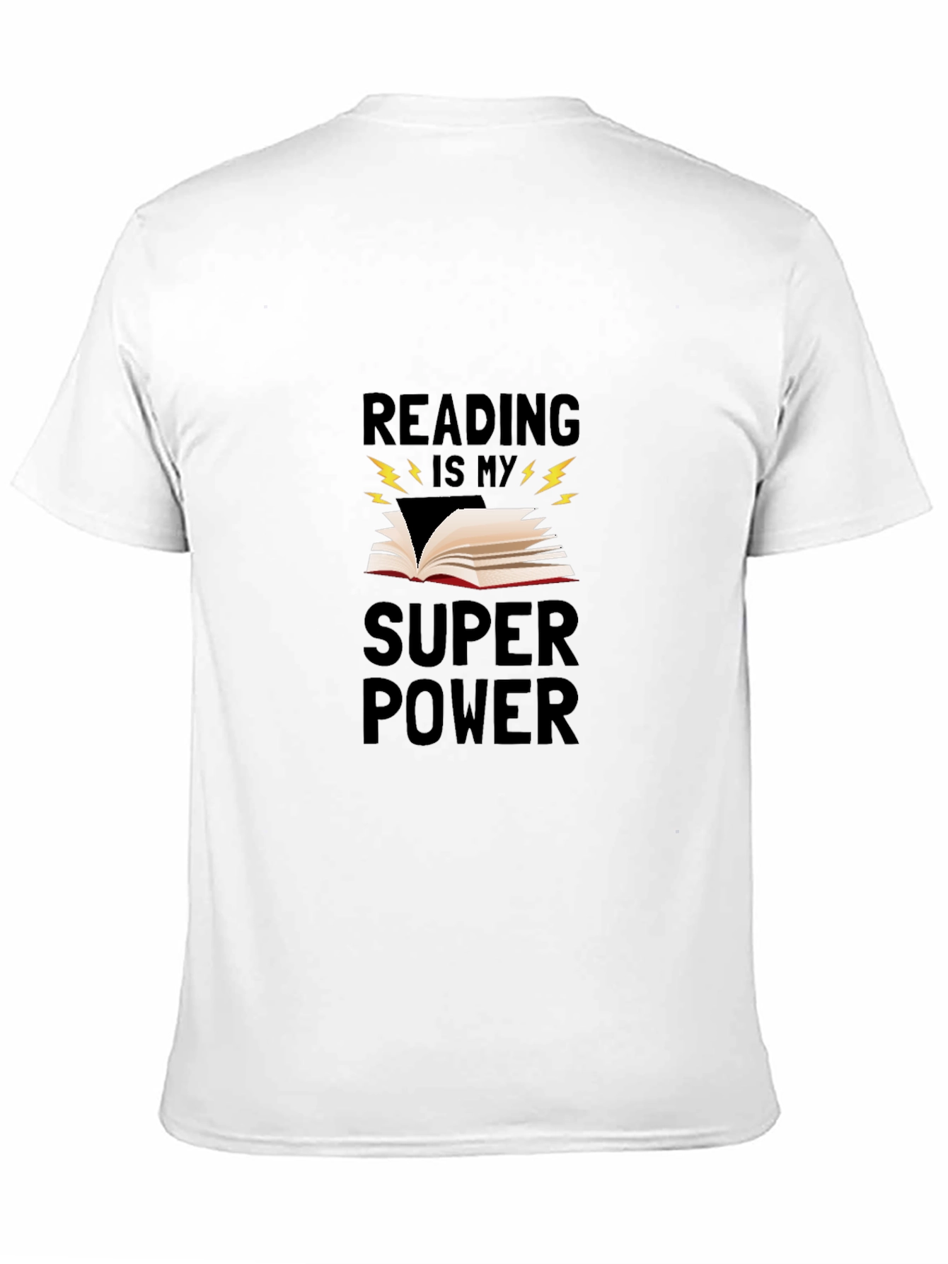 Reading is My Super Power Graphic T-Shirt