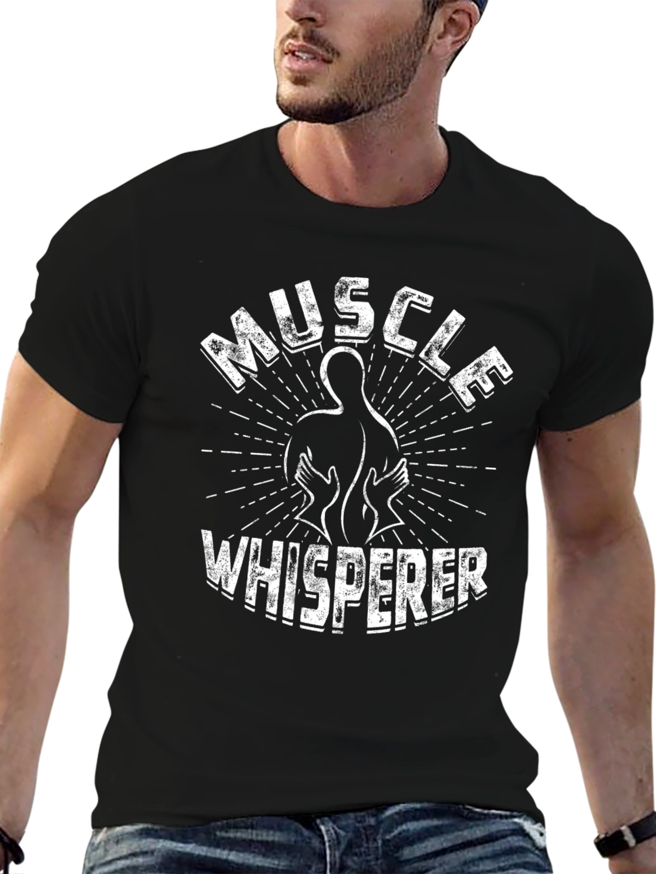 Muscle Whisperer Graphic Tee - Massage Therapist Shirt