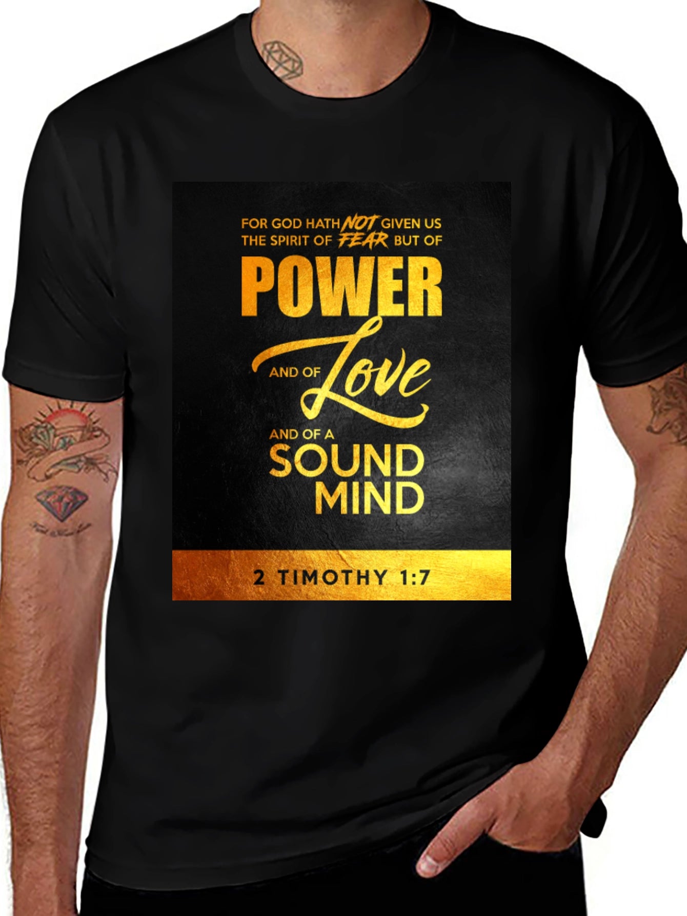 Power Love Sound Mind T-Shirt - 2 Timothy 1:7