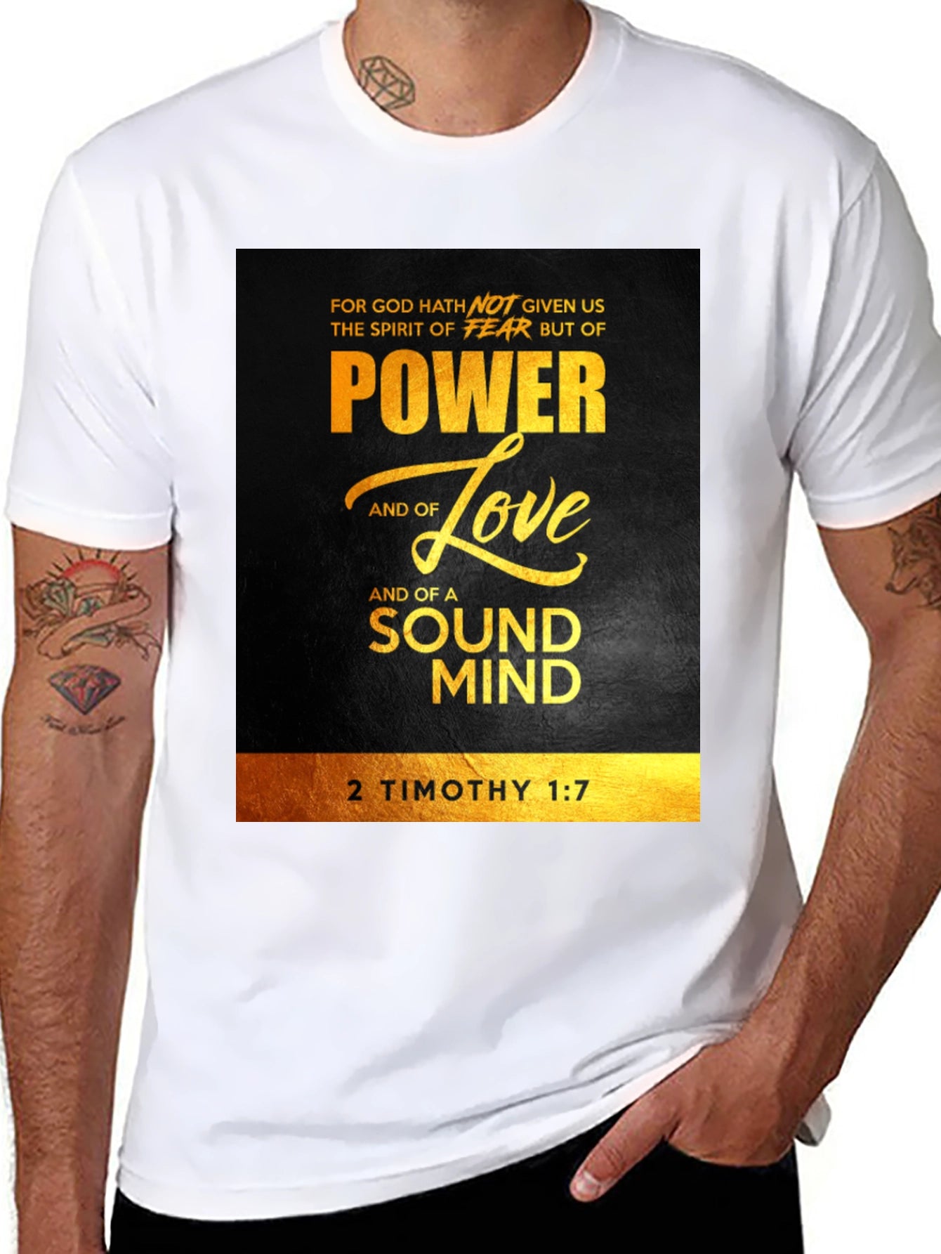 Power Love Sound Mind T-Shirt - 2 Timothy 1:7
