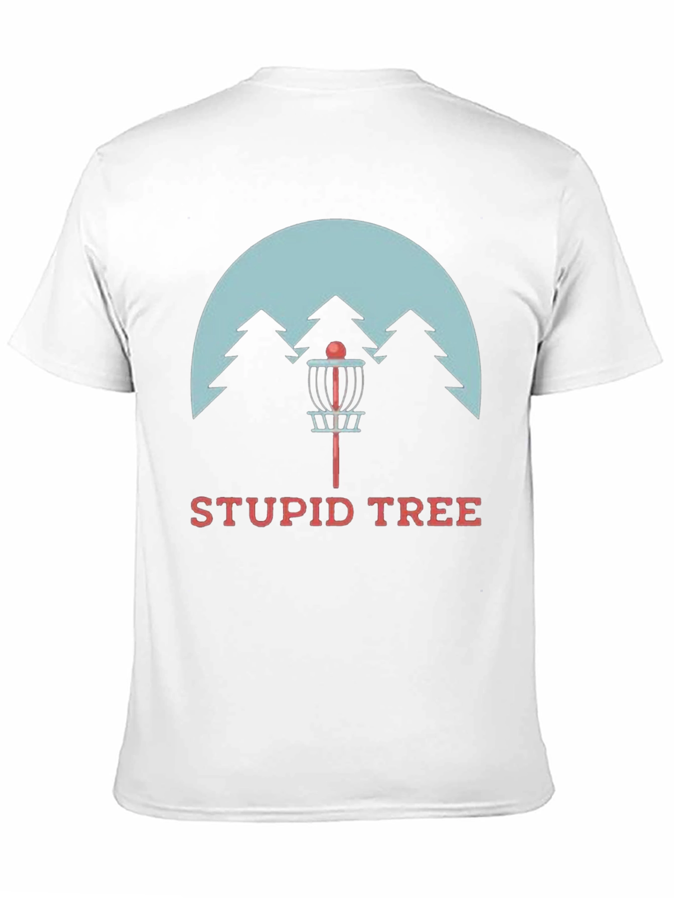 Stupid Tree Disc Golf T-Shirt - Funny Golfing Tee