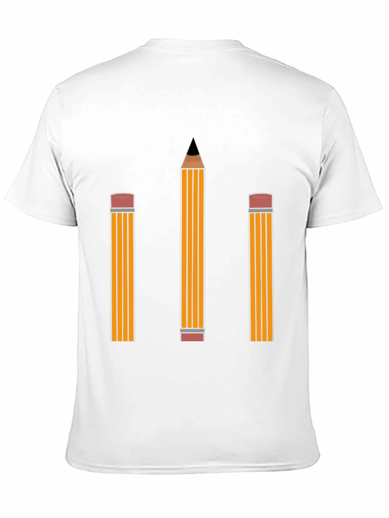 Pencil Graphic Tee - Black Cotton Shirt