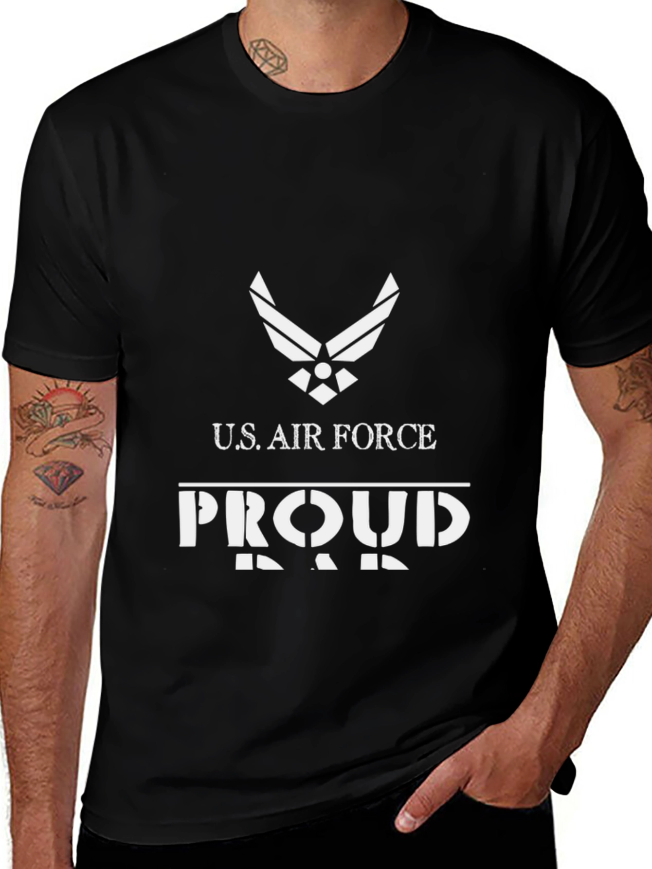 U.S. Air Force Proud Black T-Shirt