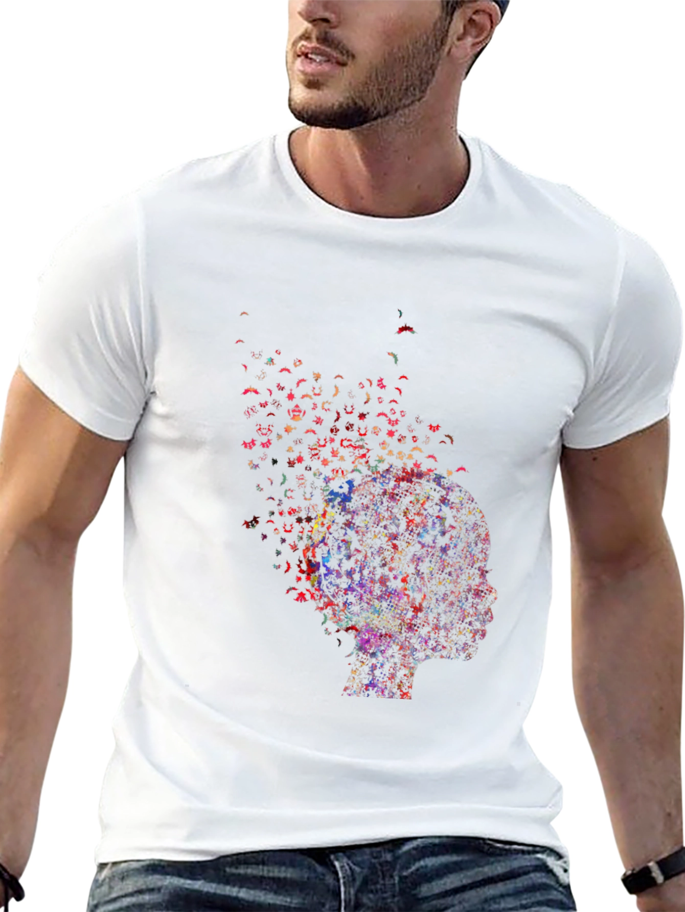 Abstract Mind T-Shirt - Unisex Black Tee