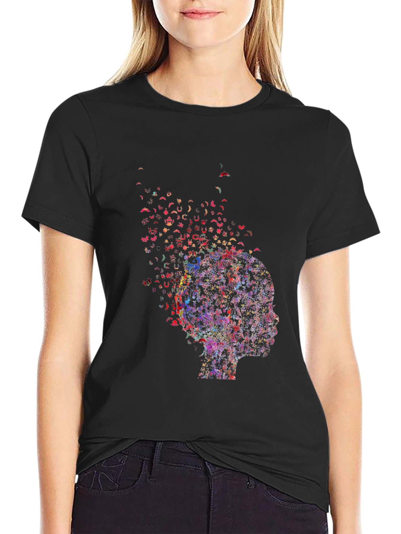 Abstract Mind T-Shirt - Unisex Black Tee