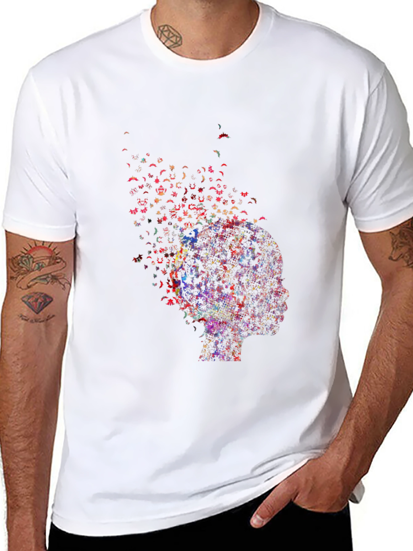 Abstract Mind T-Shirt - Unisex Black Tee