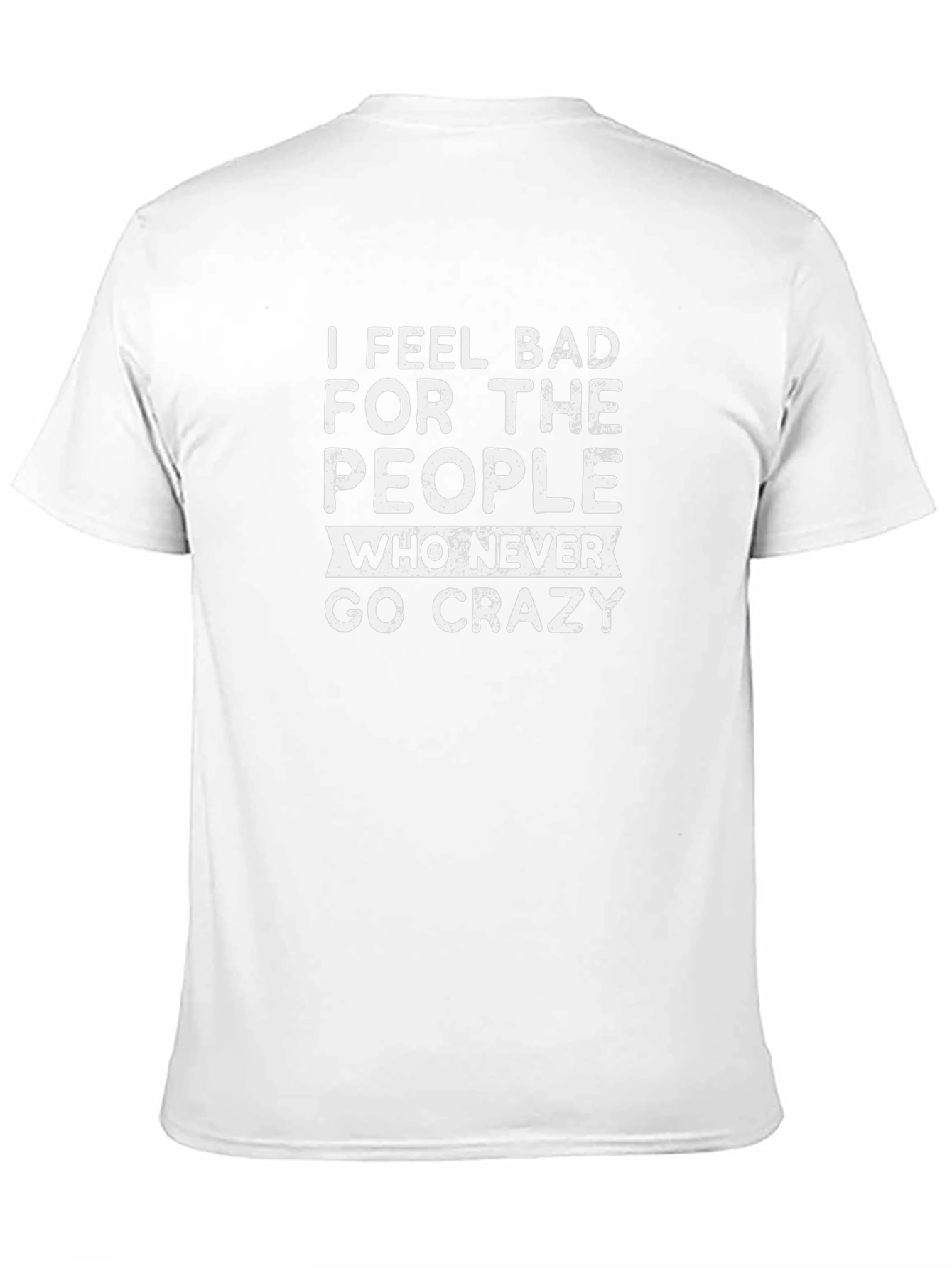 Crazy People Graphic Tee - Black Cotton T-Shirt