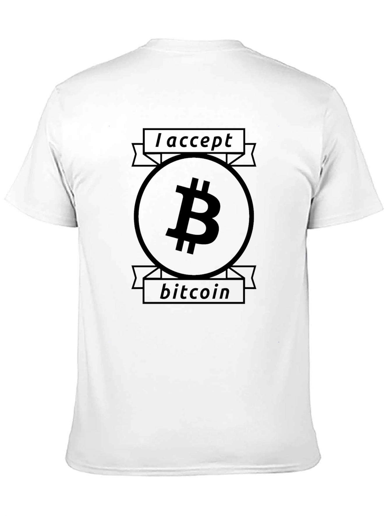 I Accept Bitcoin T-Shirt - Crypto Currency Tee