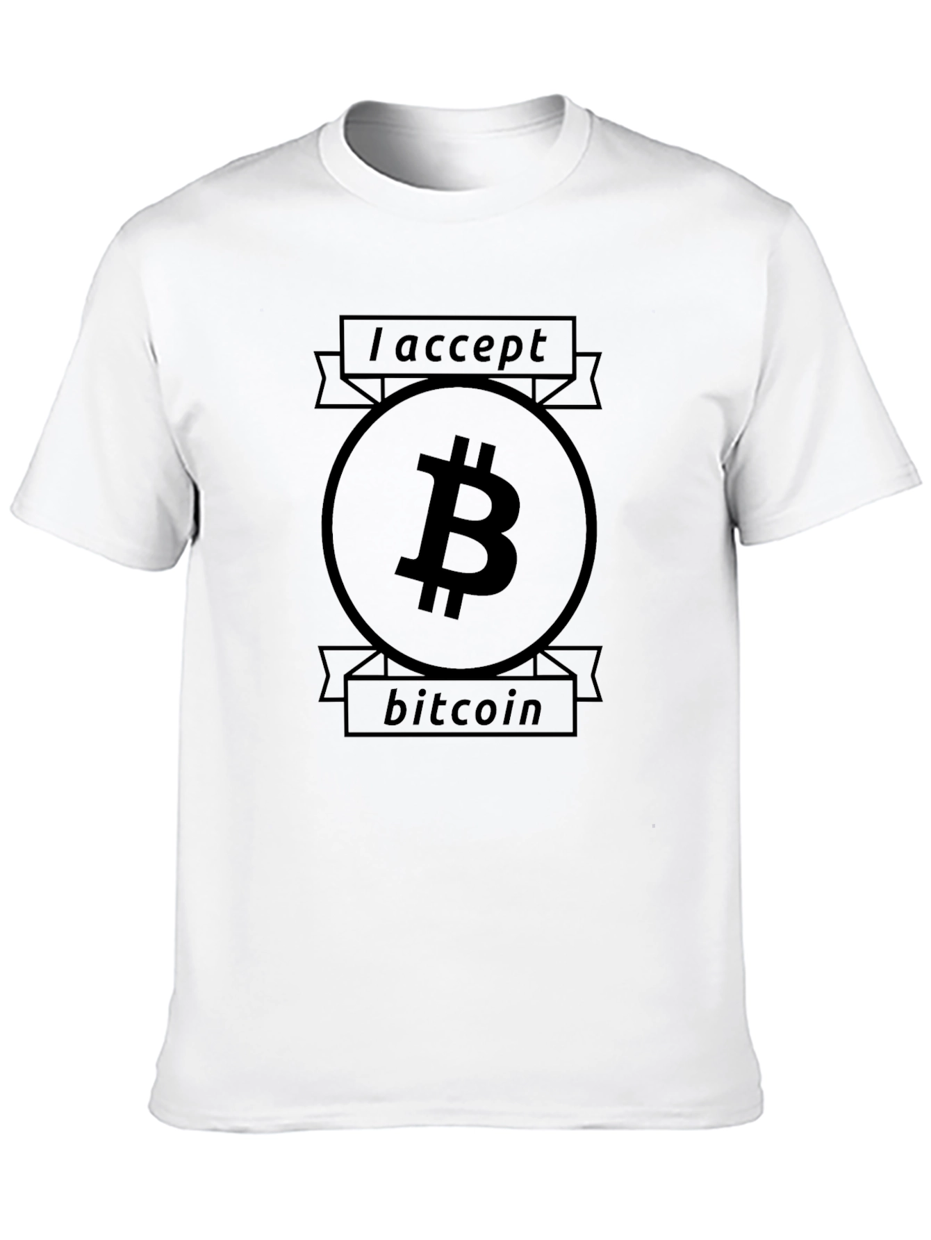 I Accept Bitcoin T-Shirt - Crypto Currency Tee
