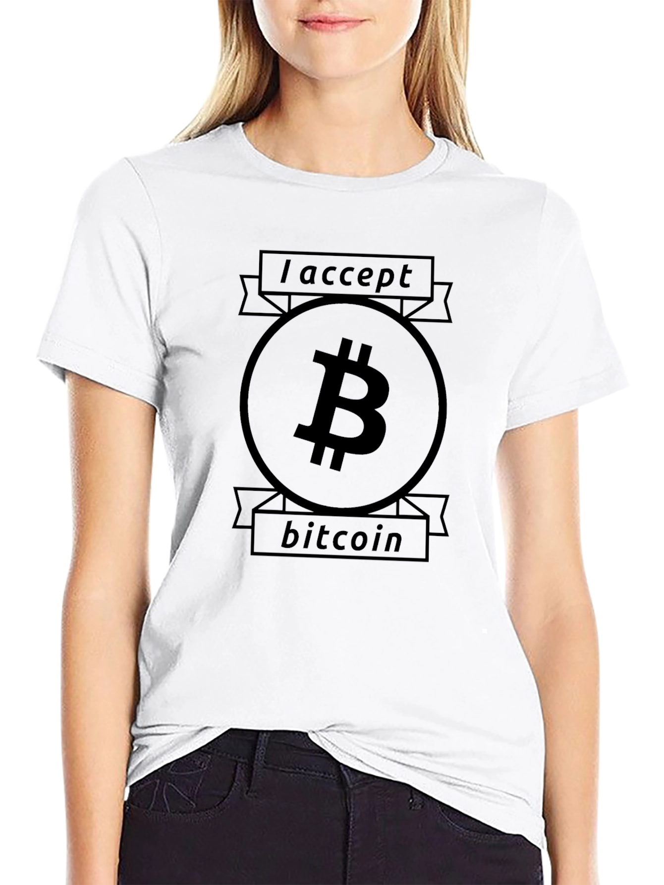 I Accept Bitcoin T-Shirt - Crypto Currency Tee