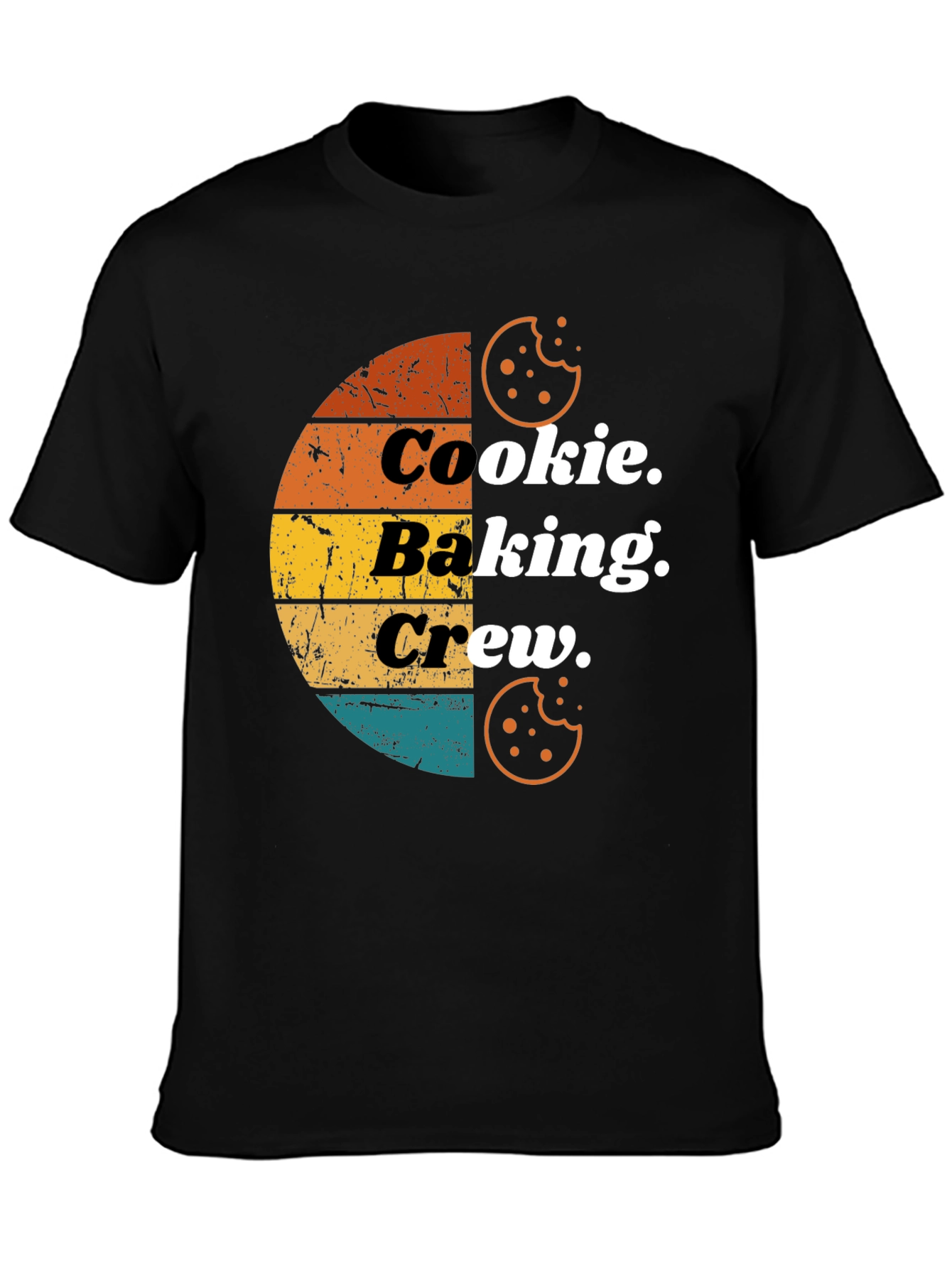Cookie Baking Crew T-Shirt - Retro Design