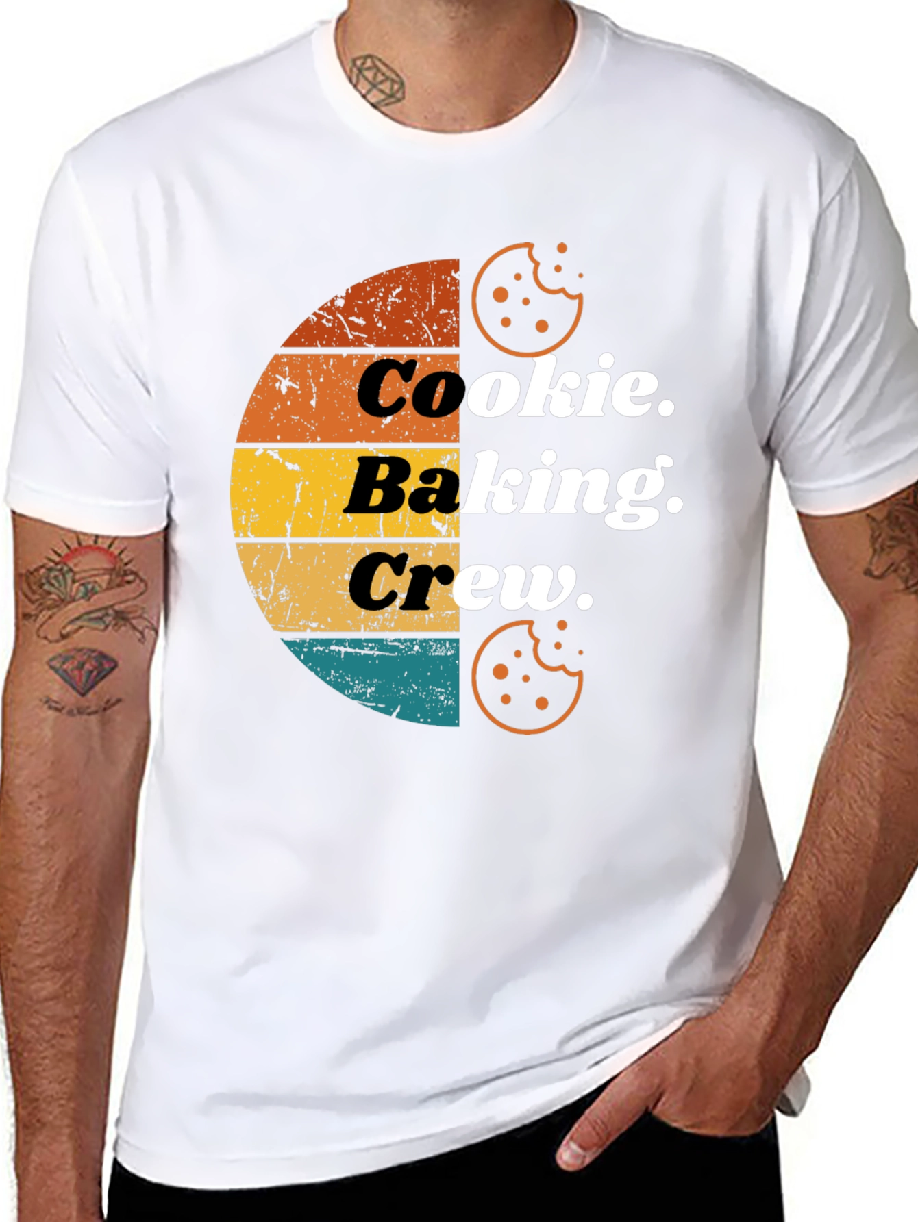 Cookie Baking Crew T-Shirt - Retro Design