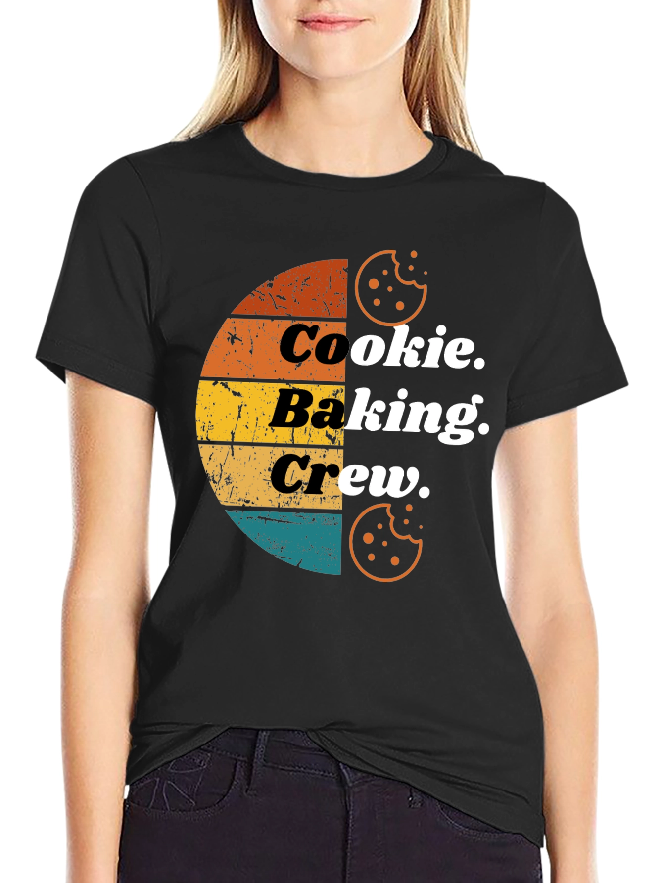 Cookie Baking Crew T-Shirt - Retro Design