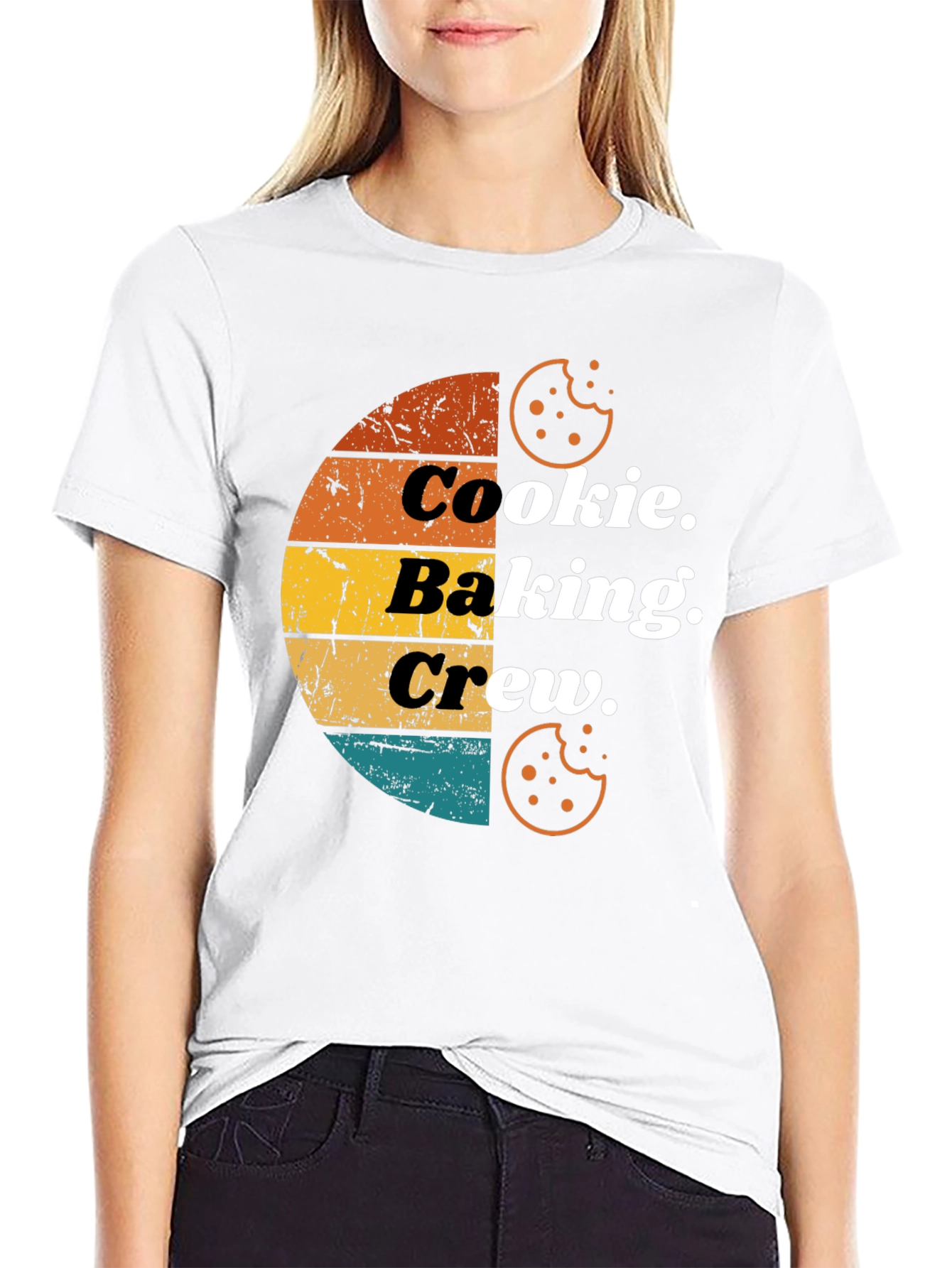 Cookie Baking Crew T-Shirt - Retro Design
